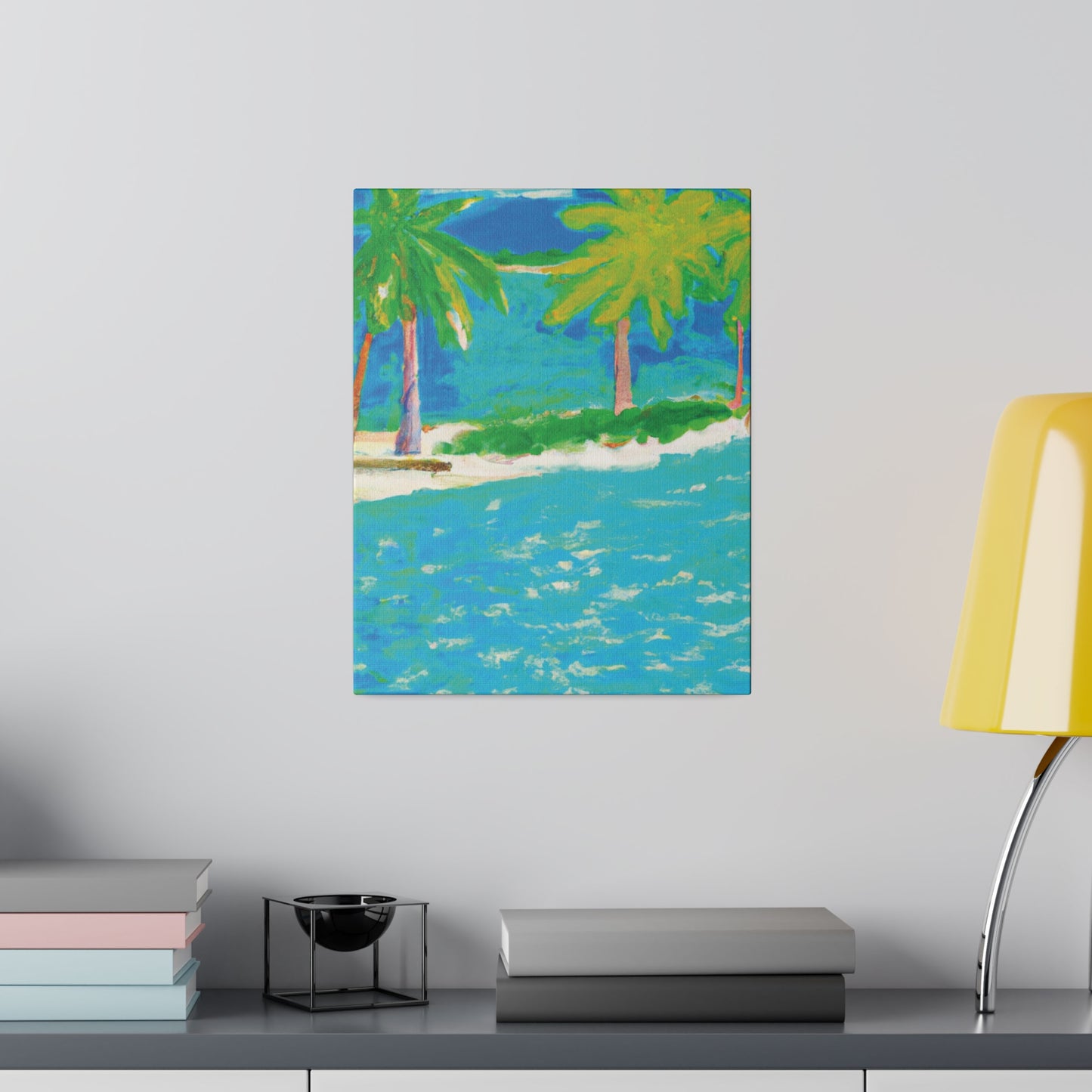 3271K - Bahamas Ocean Painting Print | Bahamas | Ocean | Beach | Poster | Home Decor | Wall Art | Canvas