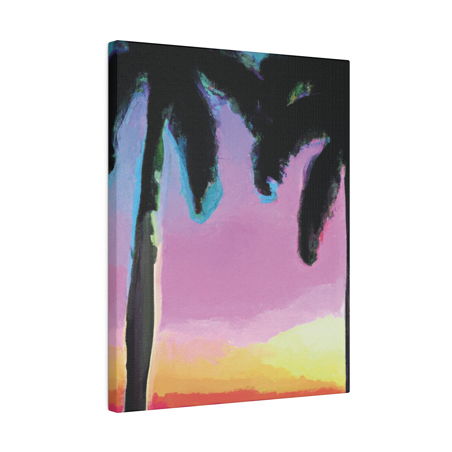 8491N - Miami Beach Sunset Painting Print | Miami | Beach | Sunset | Poster | Home Decor | Wall Art | Canvas