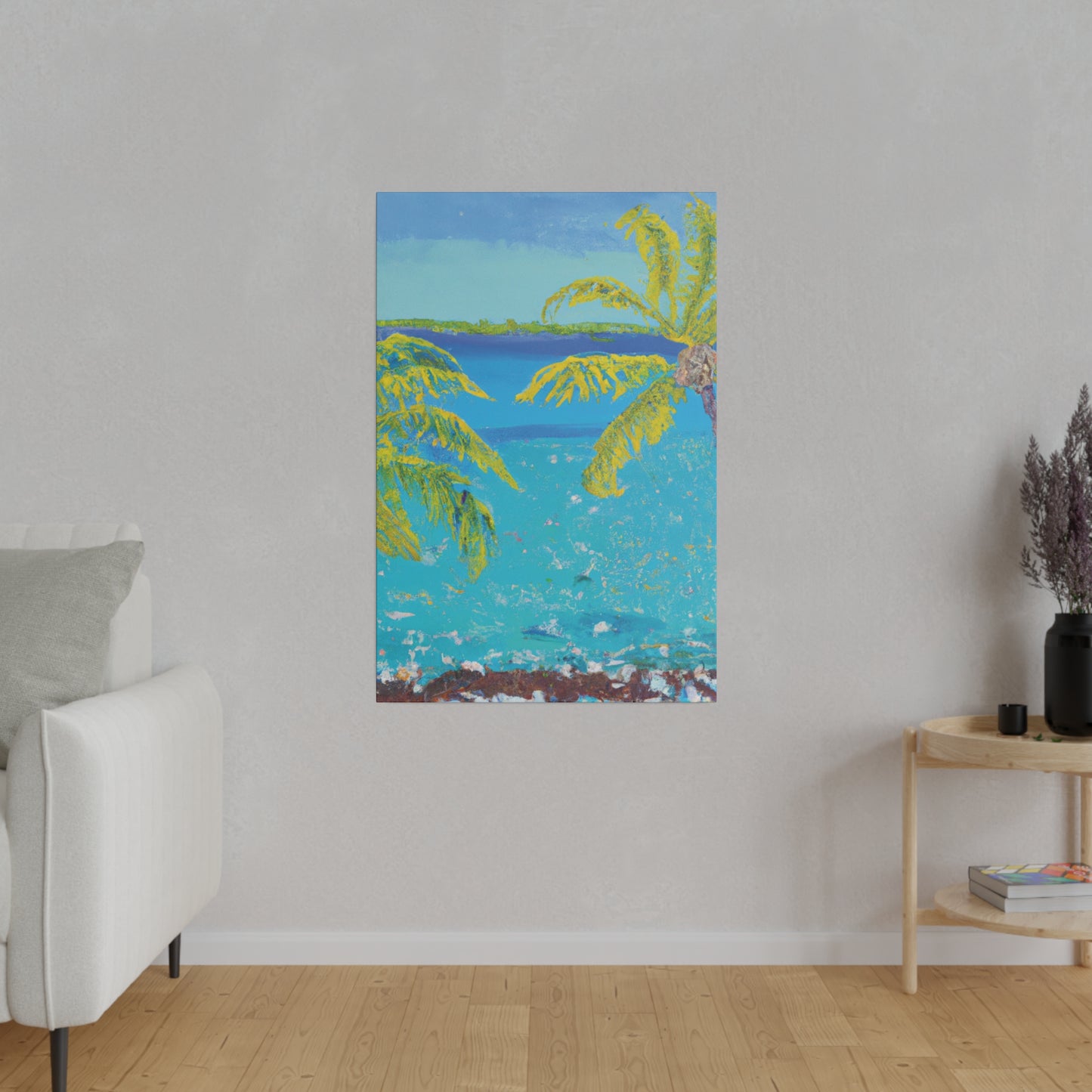 9282F - Bahamas Ocean Painting Print | Bahamas | Ocean | Beach | Poster | Home Decor | Wall Art | Canvas