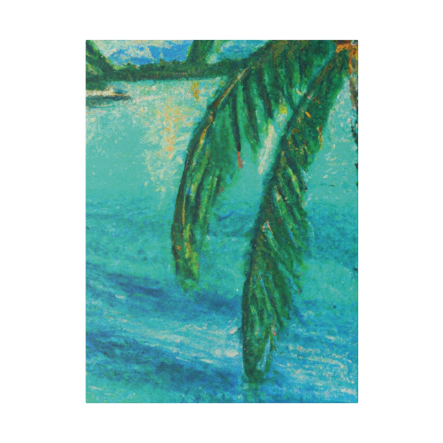 7714W - Bahamas Ocean Painting Print | Bahamas | Ocean | Beach | Poster | Home Decor | Wall Art | Canvas