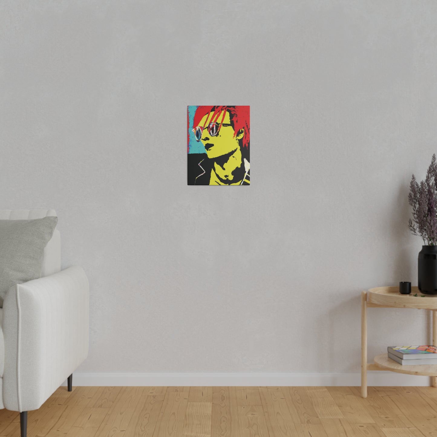 7012P - Rockstar Painting Print | Face | Abstract | Poster | Home Decor | Wall Art | Music Art | Canvas