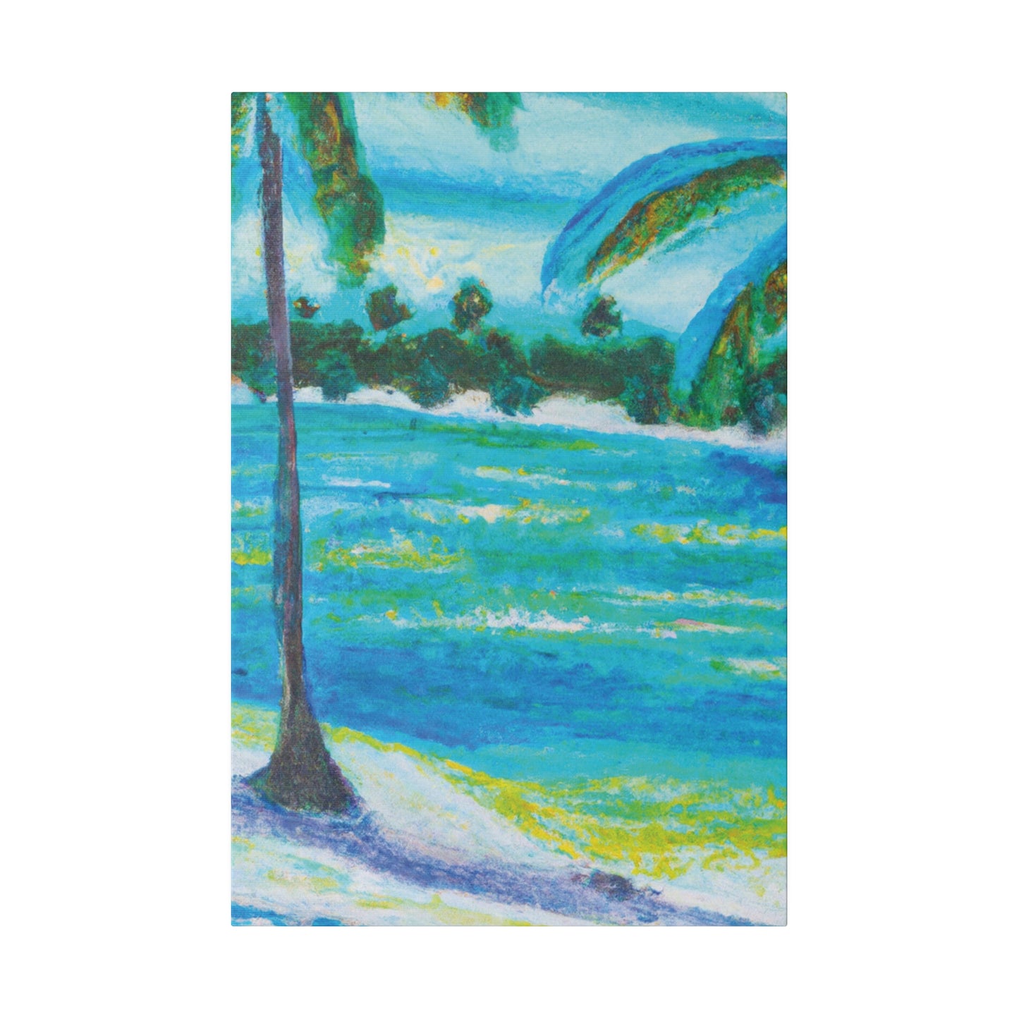 5874R - Bahamas Ocean Painting Print | Bahamas | Ocean | Beach | Poster | Home Decor | Wall Art | Canvas