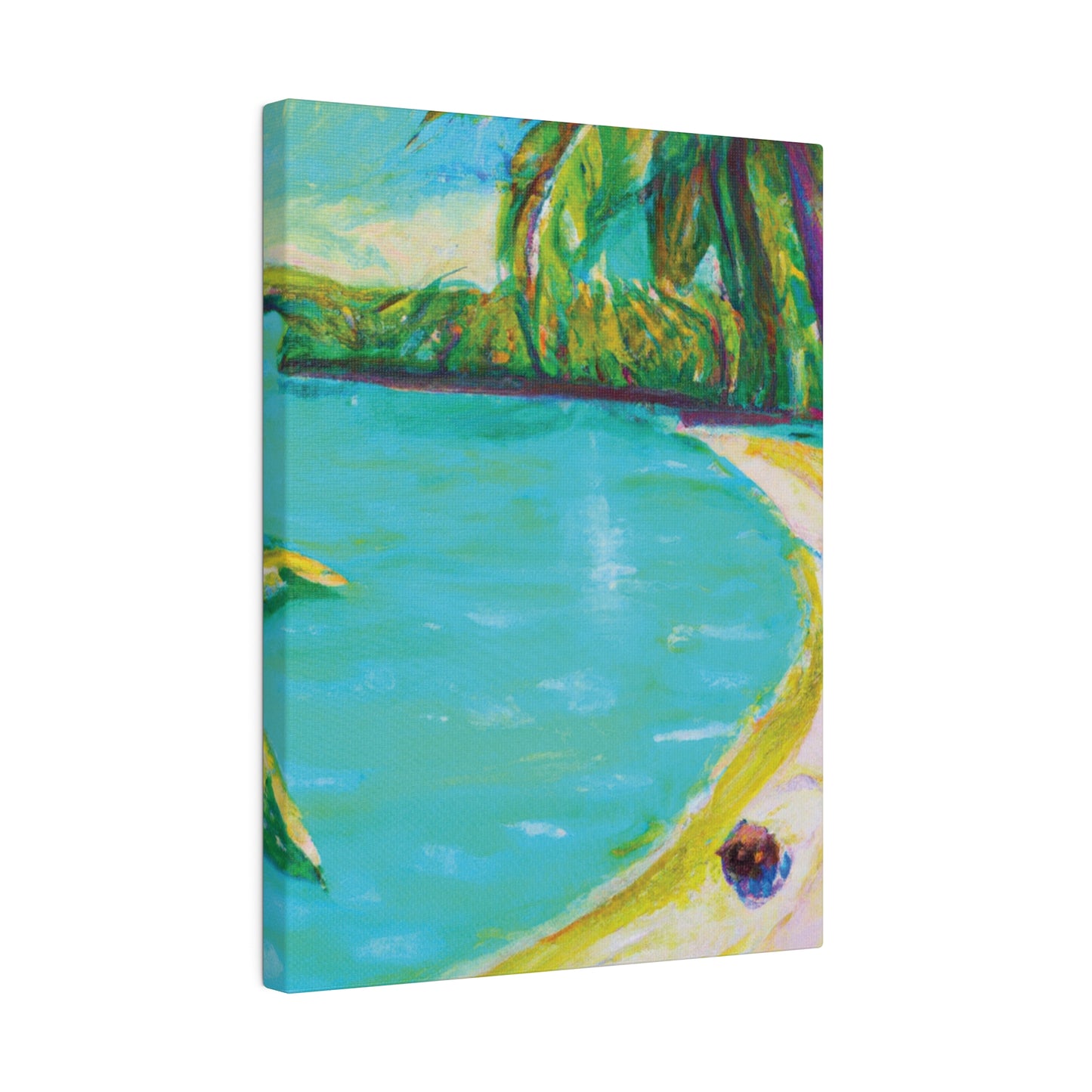 2421K - Bahamas Ocean Painting Print | Bahamas | Ocean | Beach | Poster | Home Decor | Wall Art | Canvas