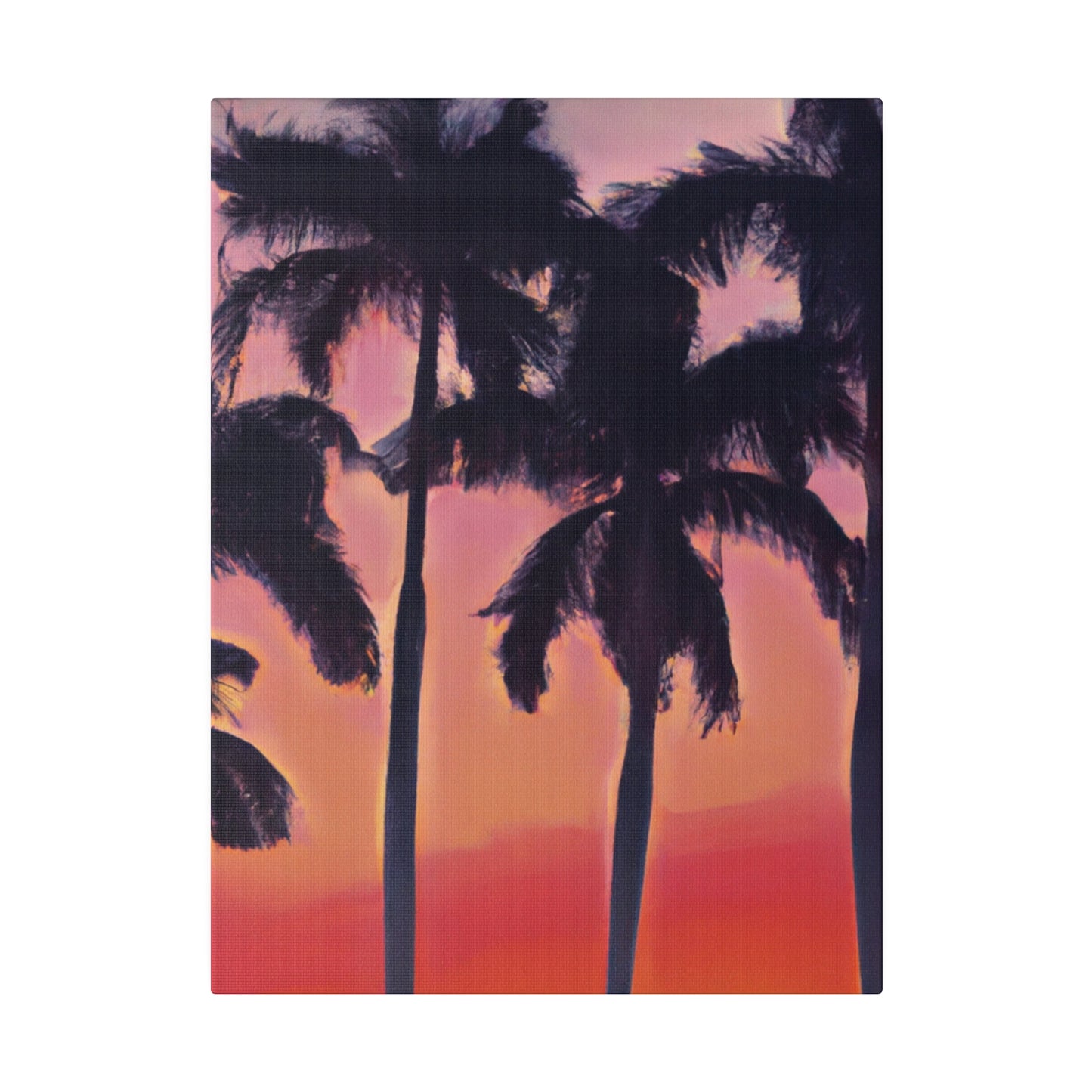 7239V - Miami Beach Sunset Painting Print | Miami | Beach | Sunset | Poster | Home Decor | Wall Art | Canvas