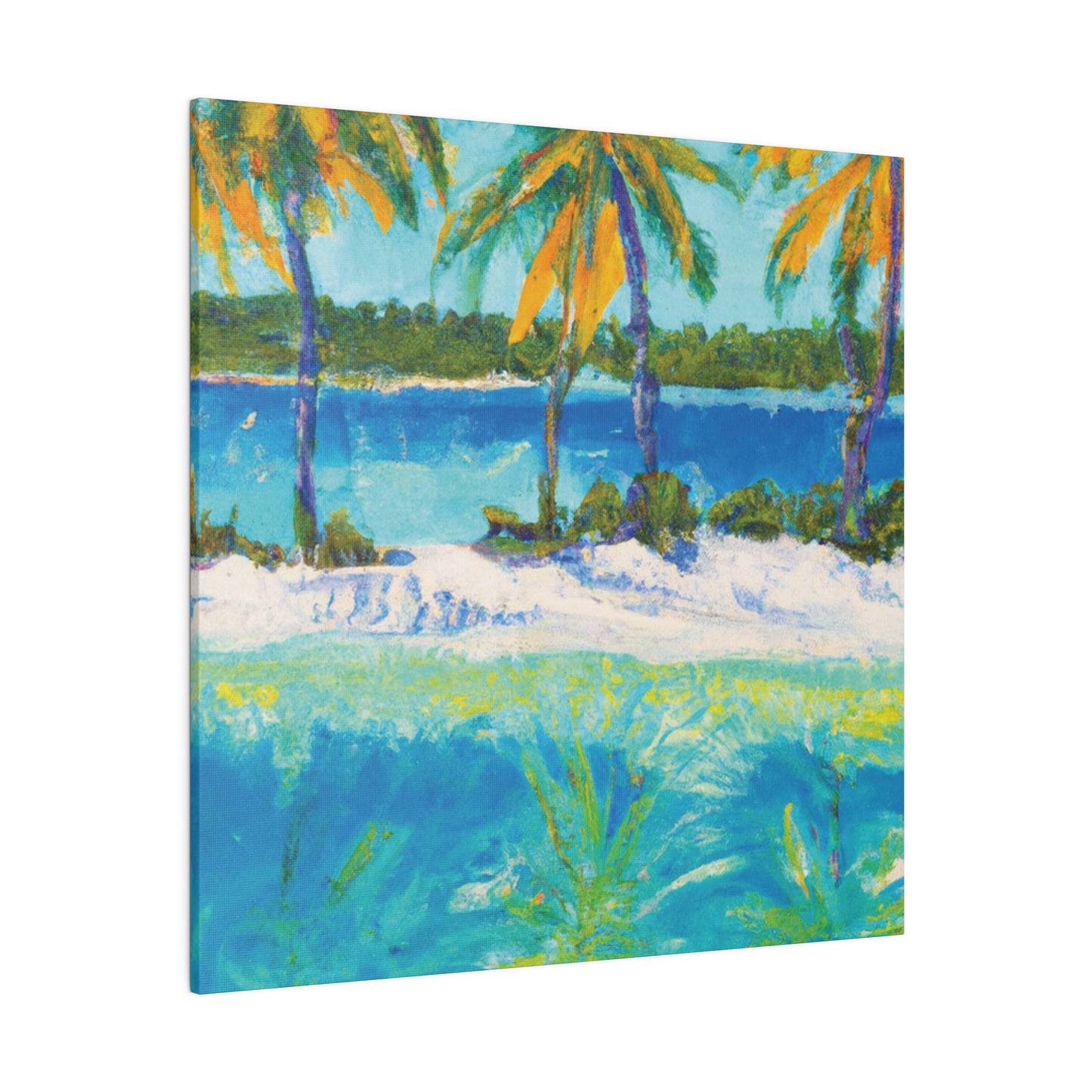 2367X - Bahamas Ocean Painting Print | Bahamas | Ocean | Beach | Poster | Home Decor | Wall Art | Canvas