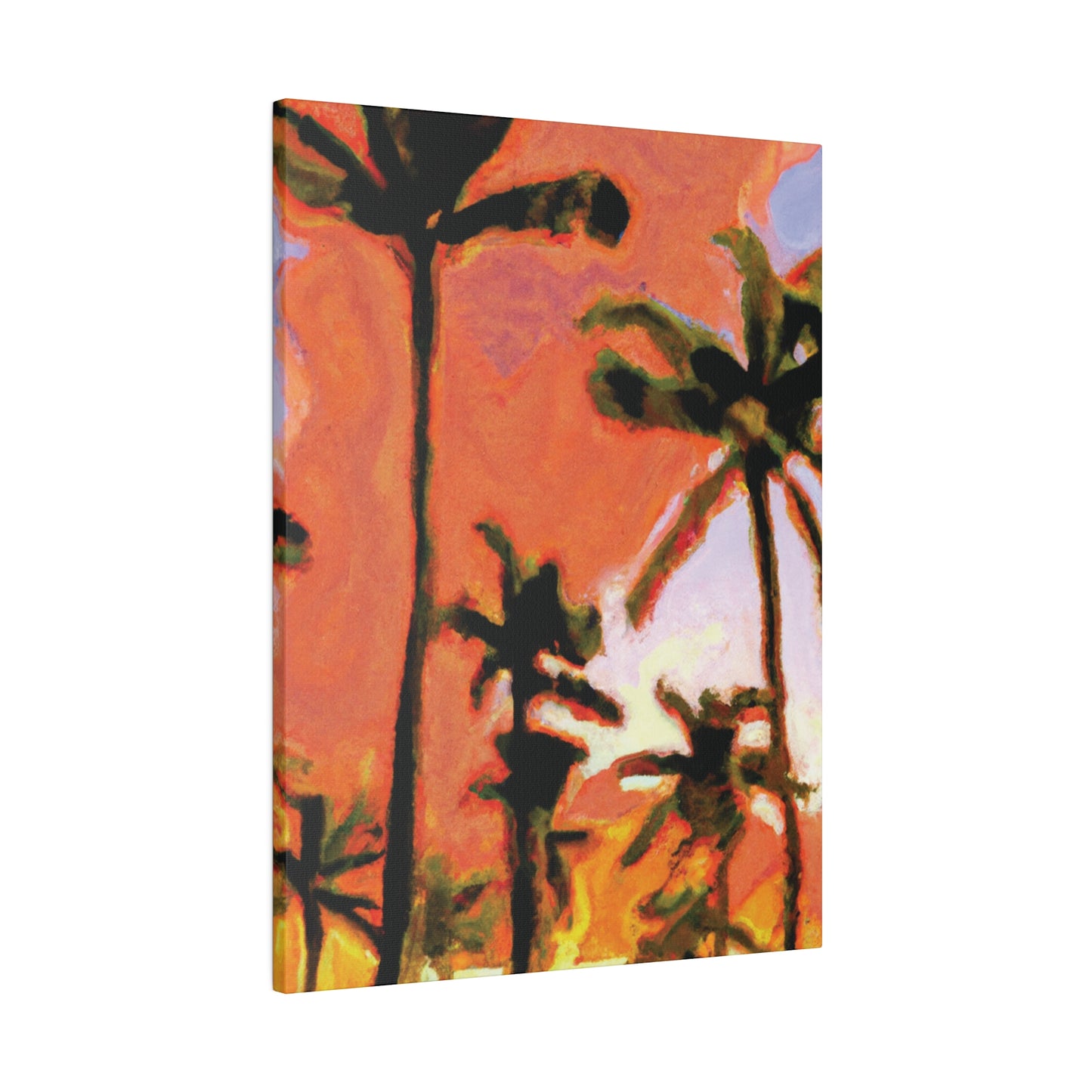 7177X - Miami Beach Sunset Painting Print | Miami | Beach | Sunset | Poster | Home Decor | Wall Art | Canvas