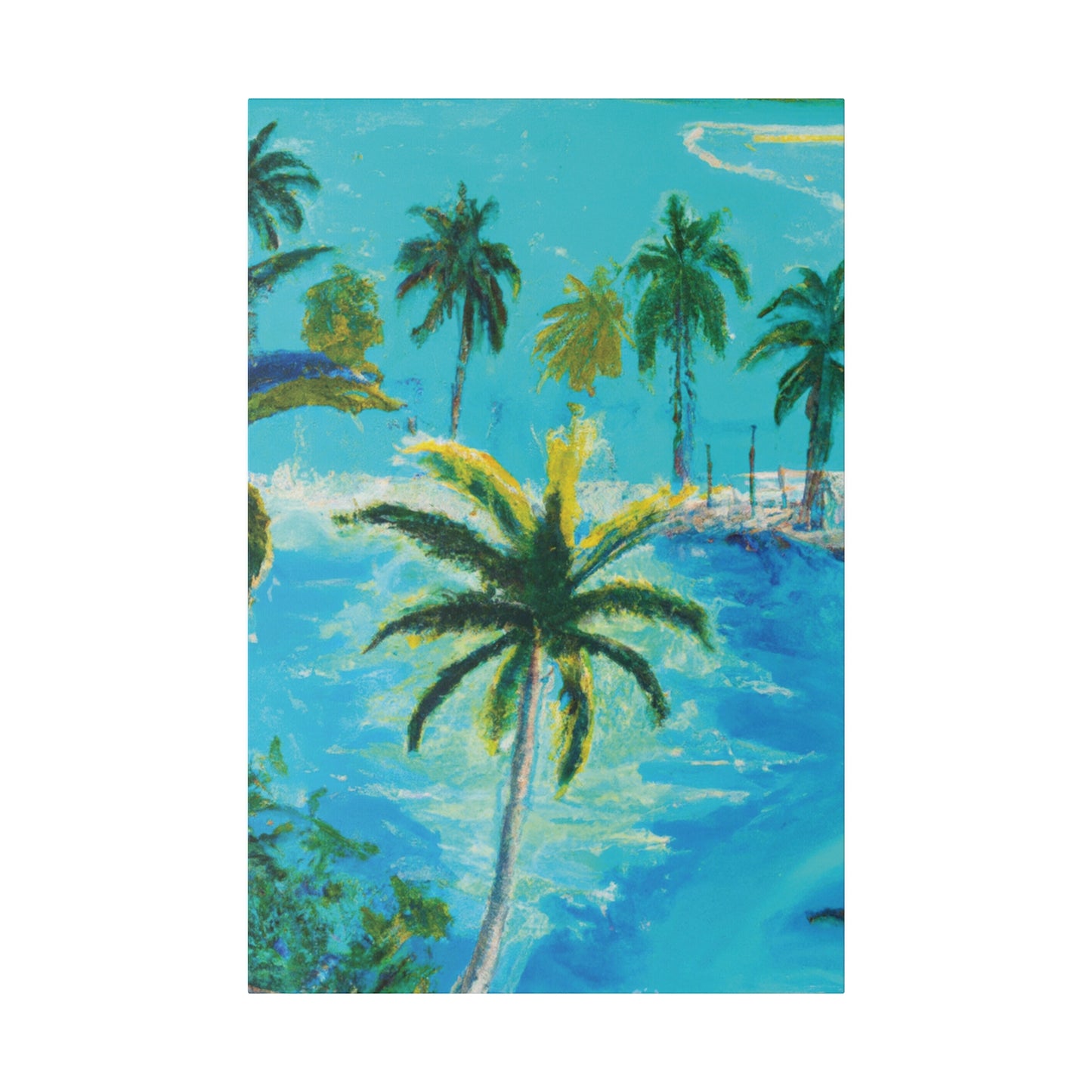 9794R - Bahamas Ocean Painting Print | Bahamas | Ocean | Beach | Poster | Home Decor | Wall Art | Canvas