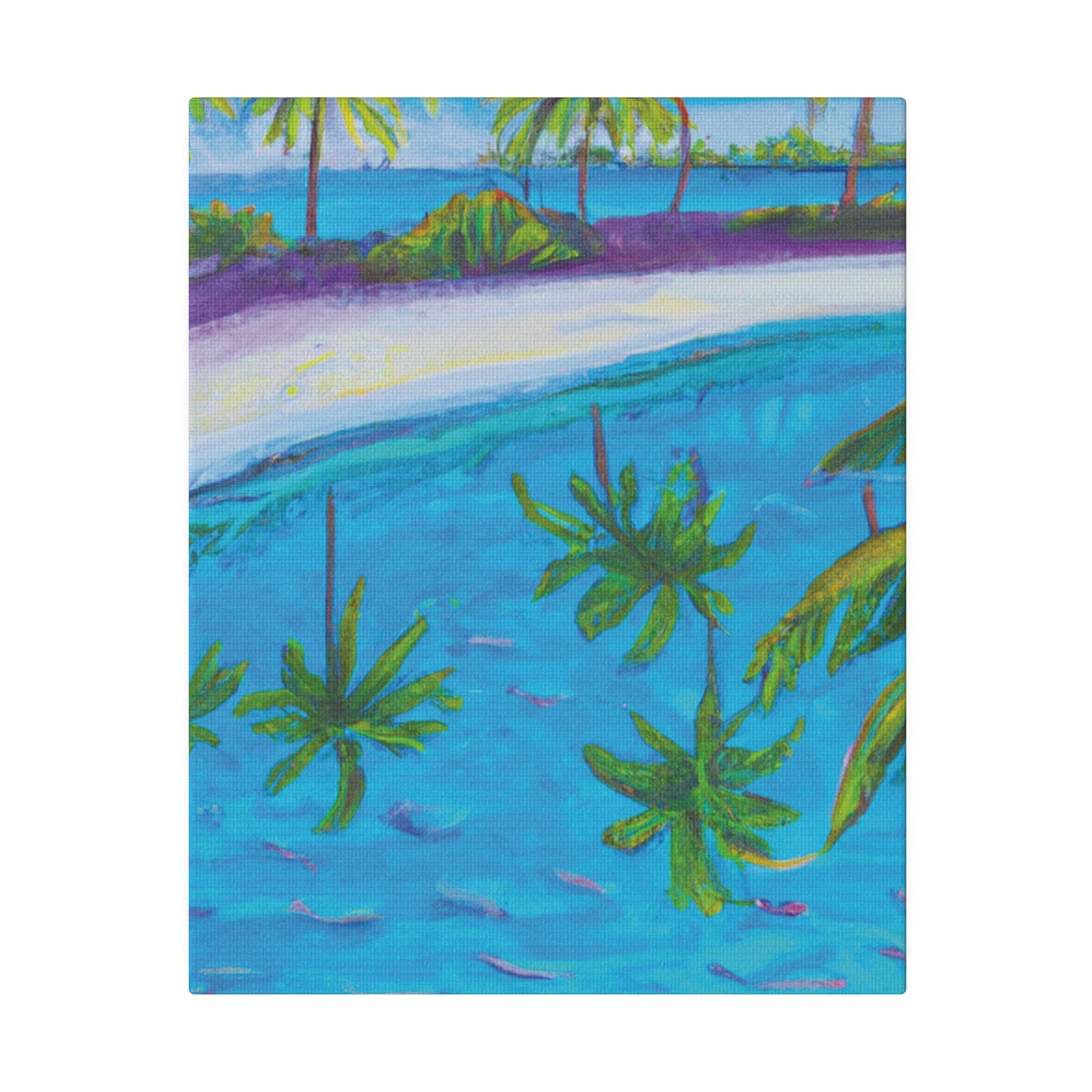 9138P - Bahamas Ocean Painting Print | Bahamas | Ocean | Beach | Poster | Home Decor | Wall Art | Canvas