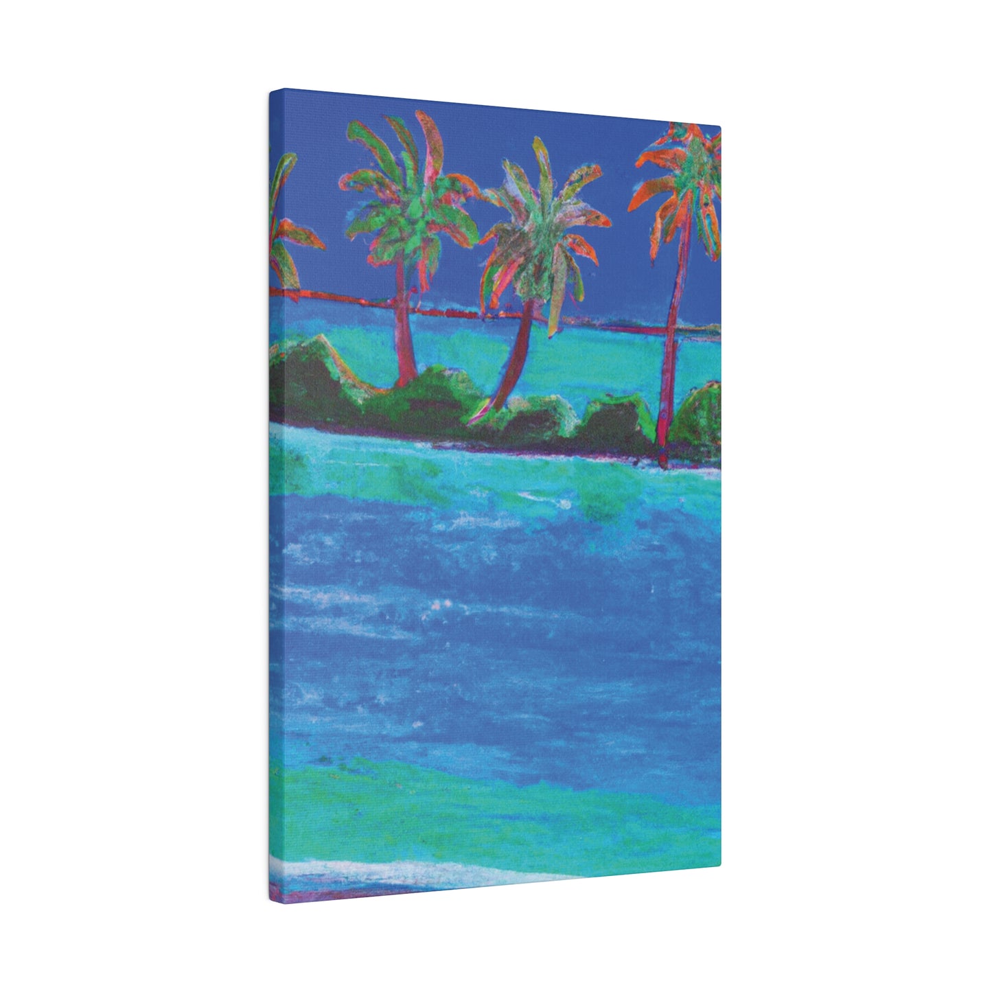 7454G - Bahamas Ocean Painting Print | Bahamas | Ocean | Beach | Poster | Home Decor | Wall Art | Canvas