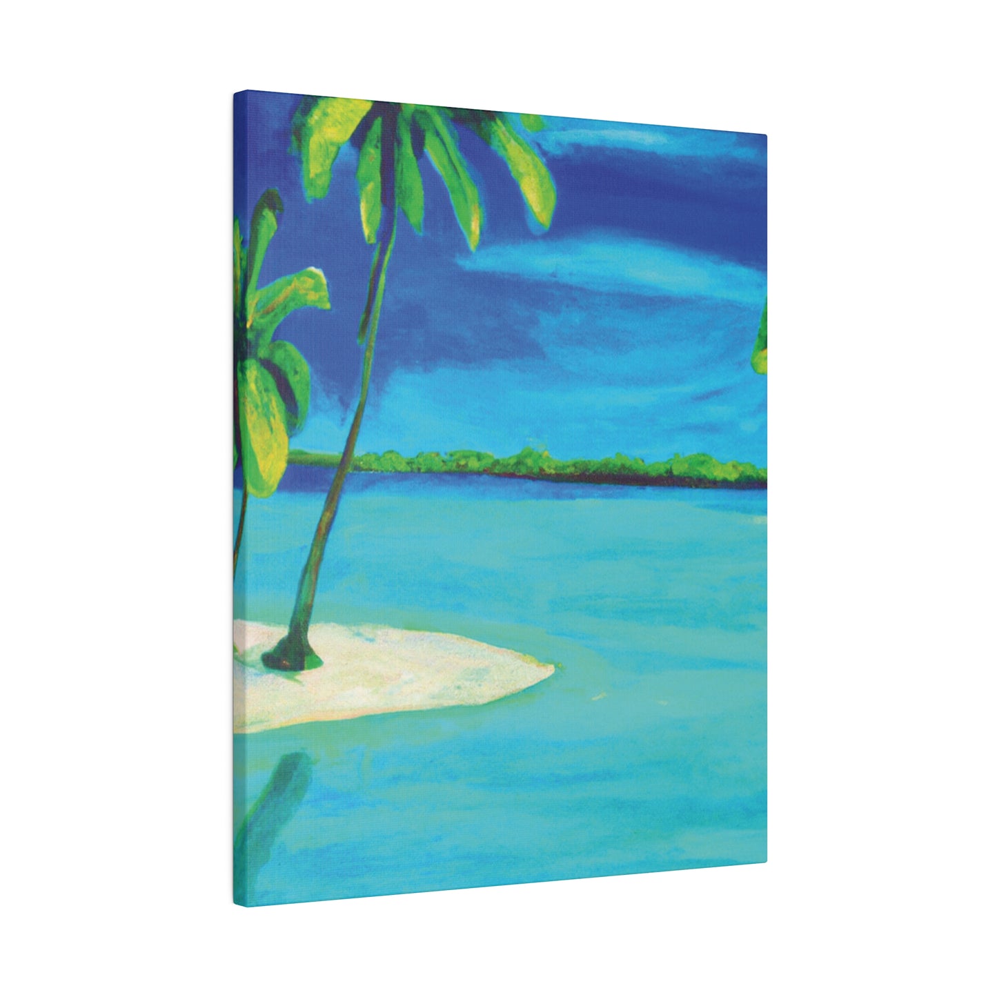 7352P - Bahamas Ocean Painting Print | Bahamas | Ocean | Beach | Poster | Home Decor | Wall Art | Canvas