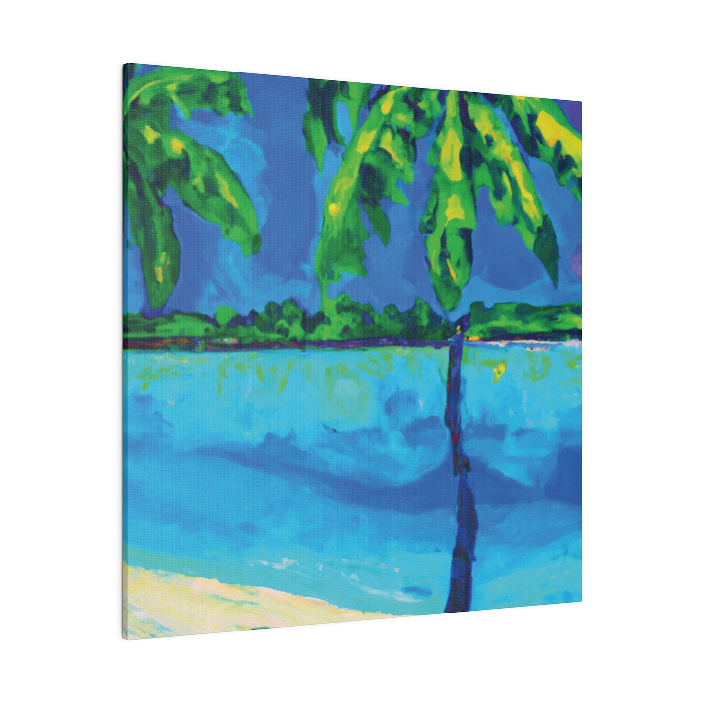 7381V - Bahamas Ocean Painting Print | Bahamas | Ocean | Beach | Poster | Home Decor | Wall Art | Canvas