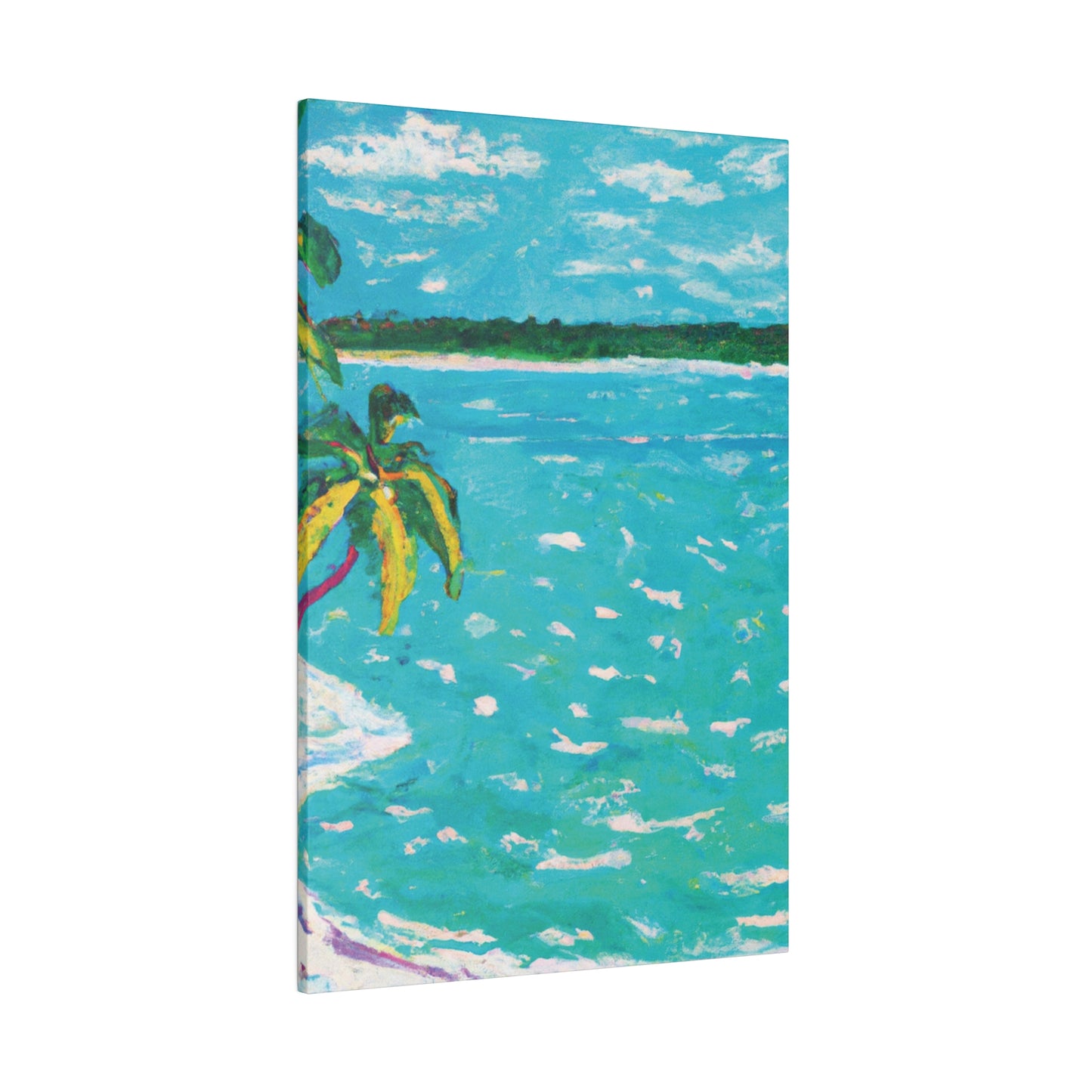 8278H - Bahamas Ocean Painting Print | Bahamas | Ocean | Beach | Poster | Home Decor | Wall Art | Canvas