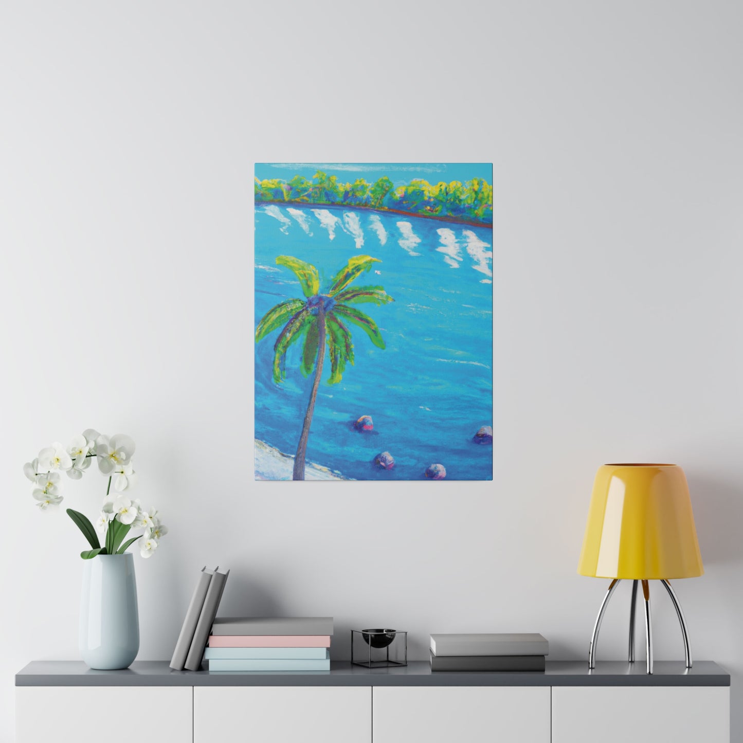 3952F - Bahamas Ocean Painting Print | Bahamas | Ocean | Beach | Poster | Home Decor | Wall Art | Canvas