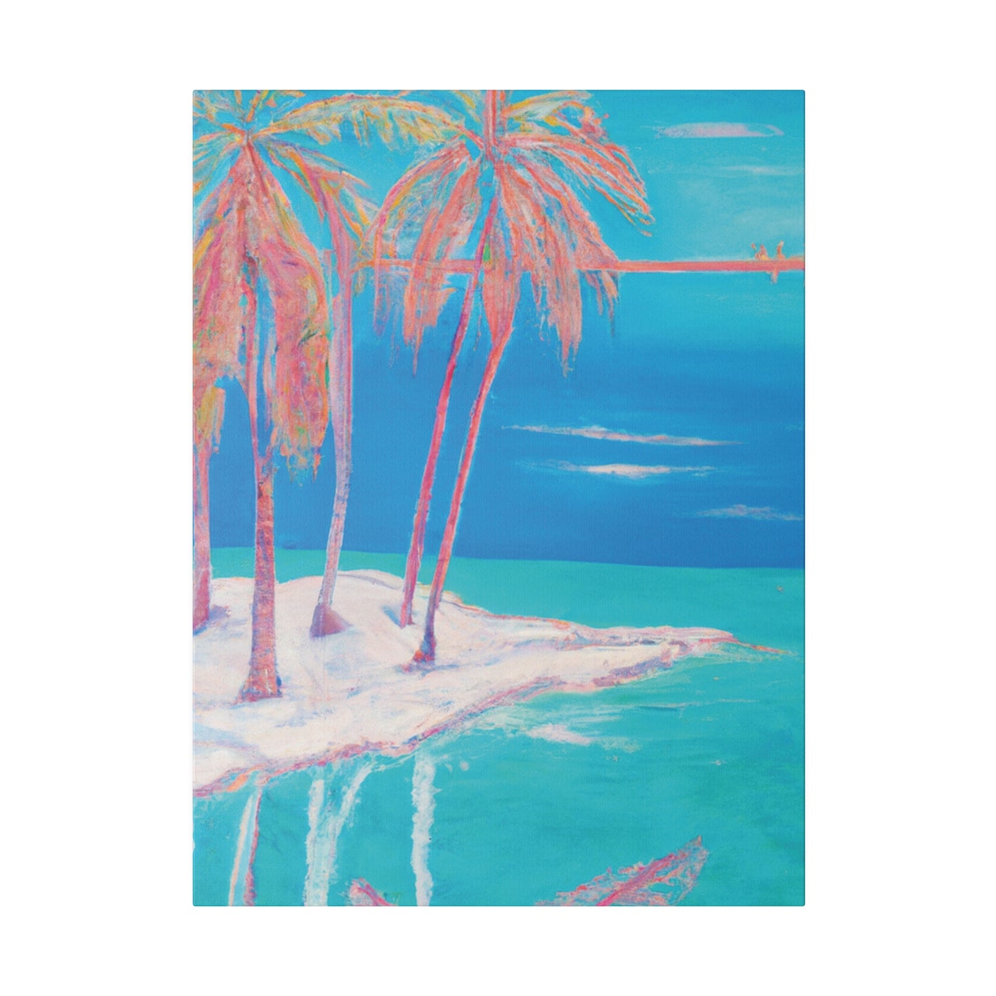 3162K - Bahamas Ocean Painting Print | Bahamas | Ocean | Beach | Poster | Home Decor | Wall Art | Canvas