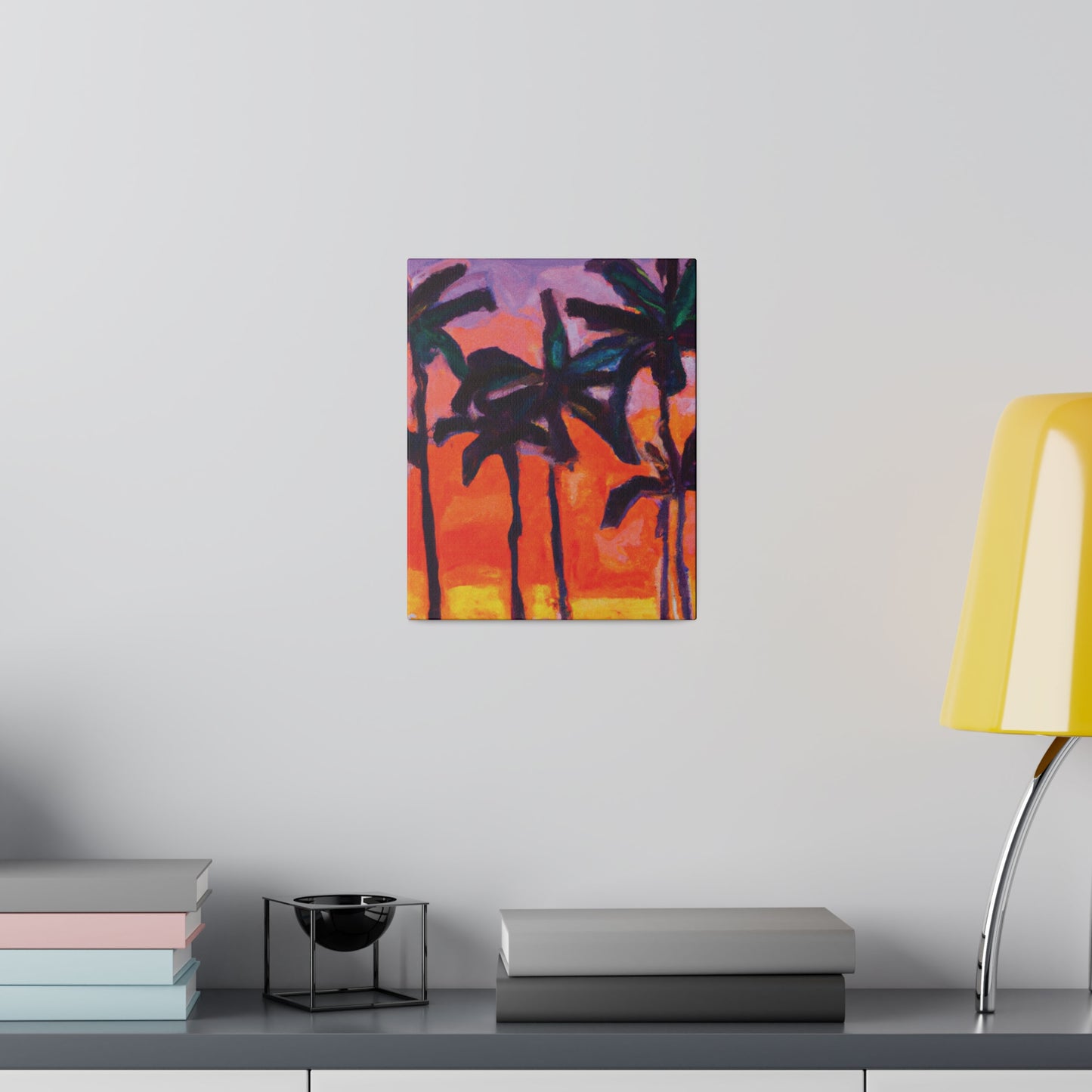 5618V - Miami Beach Sunset Painting Print | Miami | Beach | Sunset | Poster | Home Decor | Wall Art | Canvas