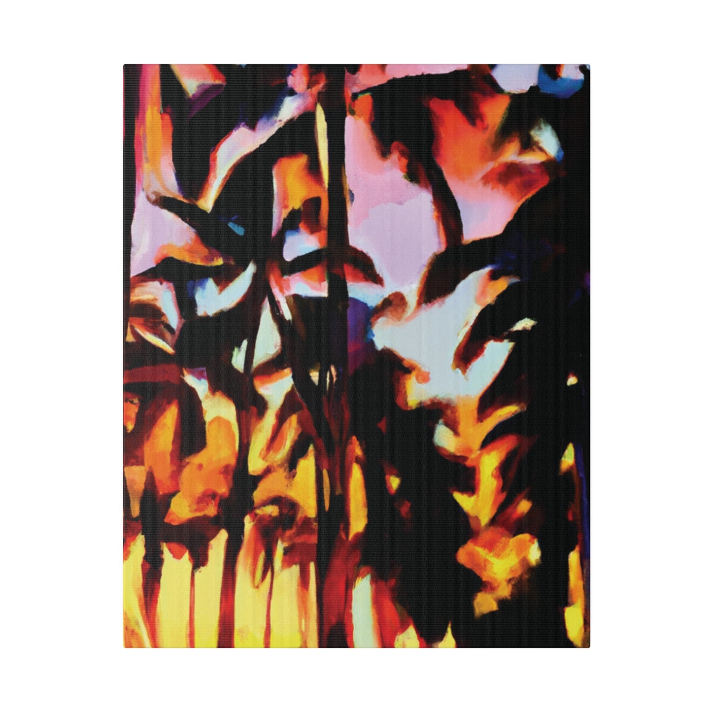 9123T - Miami Beach Sunset Painting Print | Miami | Beach | Sunset | Poster | Home Decor | Wall Art | Canvas