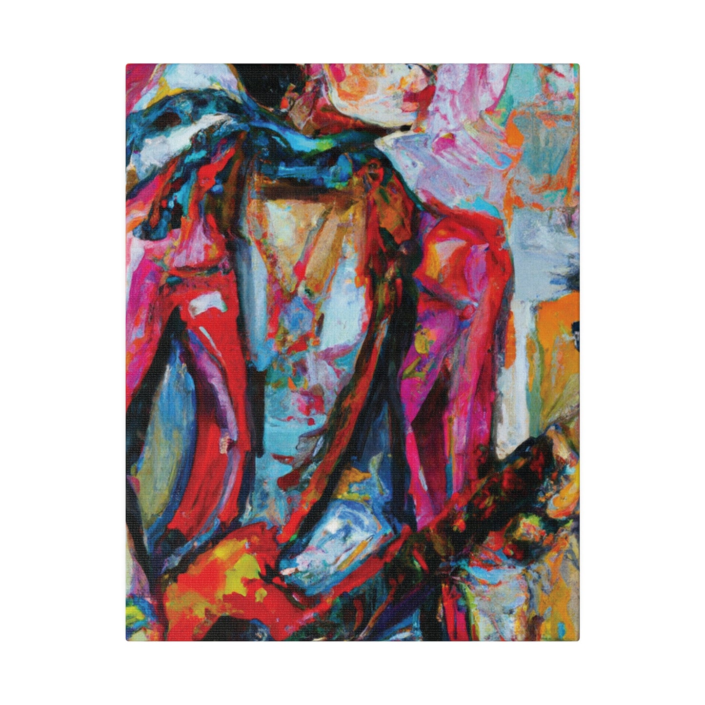 5694F - Rockstar Oil Painting Style Print | Poster | Home Decor | Wall Art | Music Art | Canvas