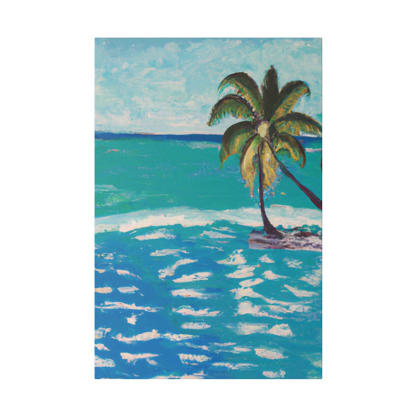 4081V - Bahamas Ocean Painting Print | Bahamas | Ocean | Beach | Poster | Home Decor | Wall Art | Canvas