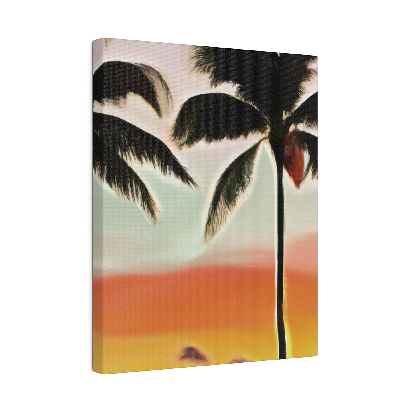8646K - Miami Beach Sunset Painting Print | Miami | Beach | Sunset | Poster | Home Decor | Wall Art | Canvas