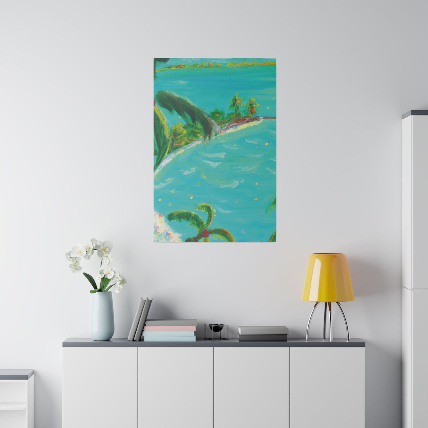 1935K - Bahamas Ocean Painting Print | Bahamas | Ocean | Beach | Poster | Home Decor | Wall Art | Canvas