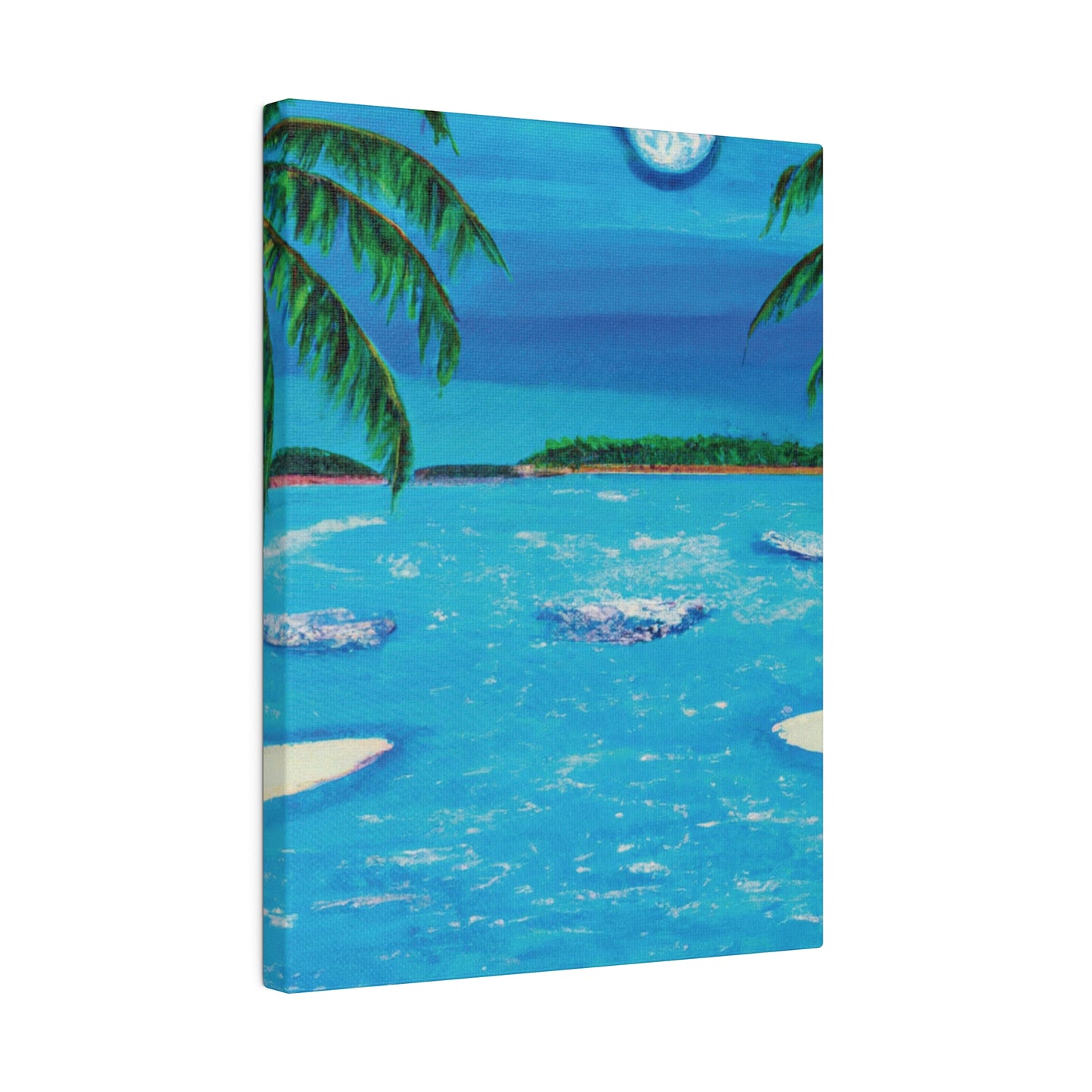 7239Z - Bahamas Ocean Painting Print | Bahamas | Ocean | Beach | Poster | Home Decor | Wall Art | Canvas