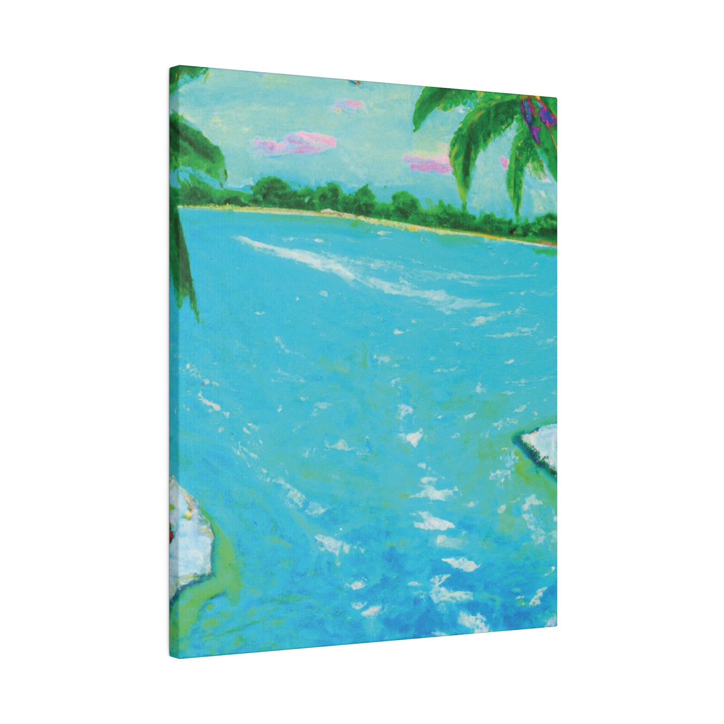 6527F - Bahamas Ocean Painting Print | Bahamas | Ocean | Beach | Poster | Home Decor | Wall Art | Canvas