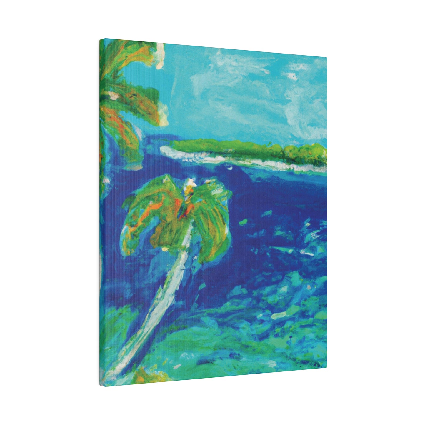 4657V - Bahamas Ocean Painting Print | Bahamas | Ocean | Beach | Poster | Home Decor | Wall Art | Canvas