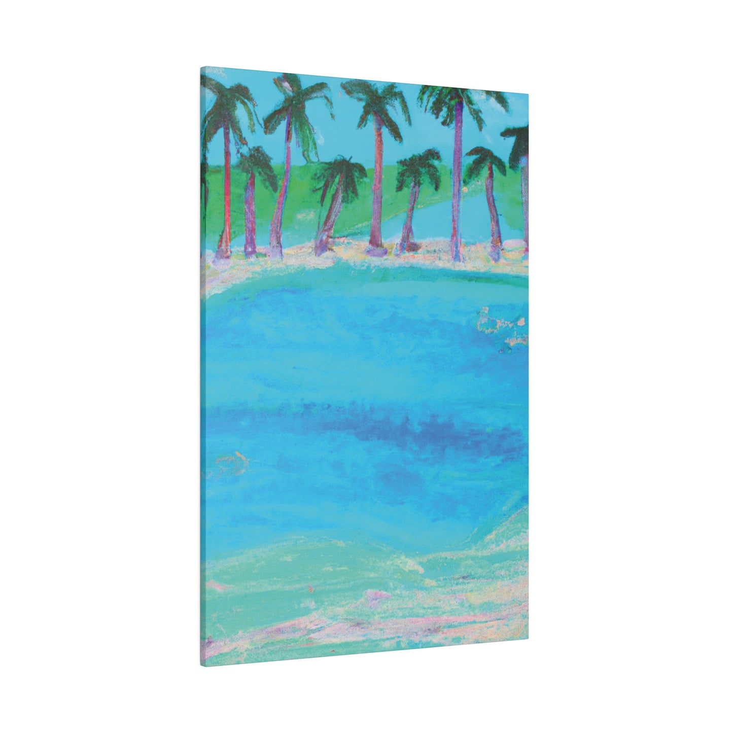 7907S - Bahamas Ocean Painting Print | Bahamas | Ocean | Beach | Poster | Home Decor | Wall Art | Canvas