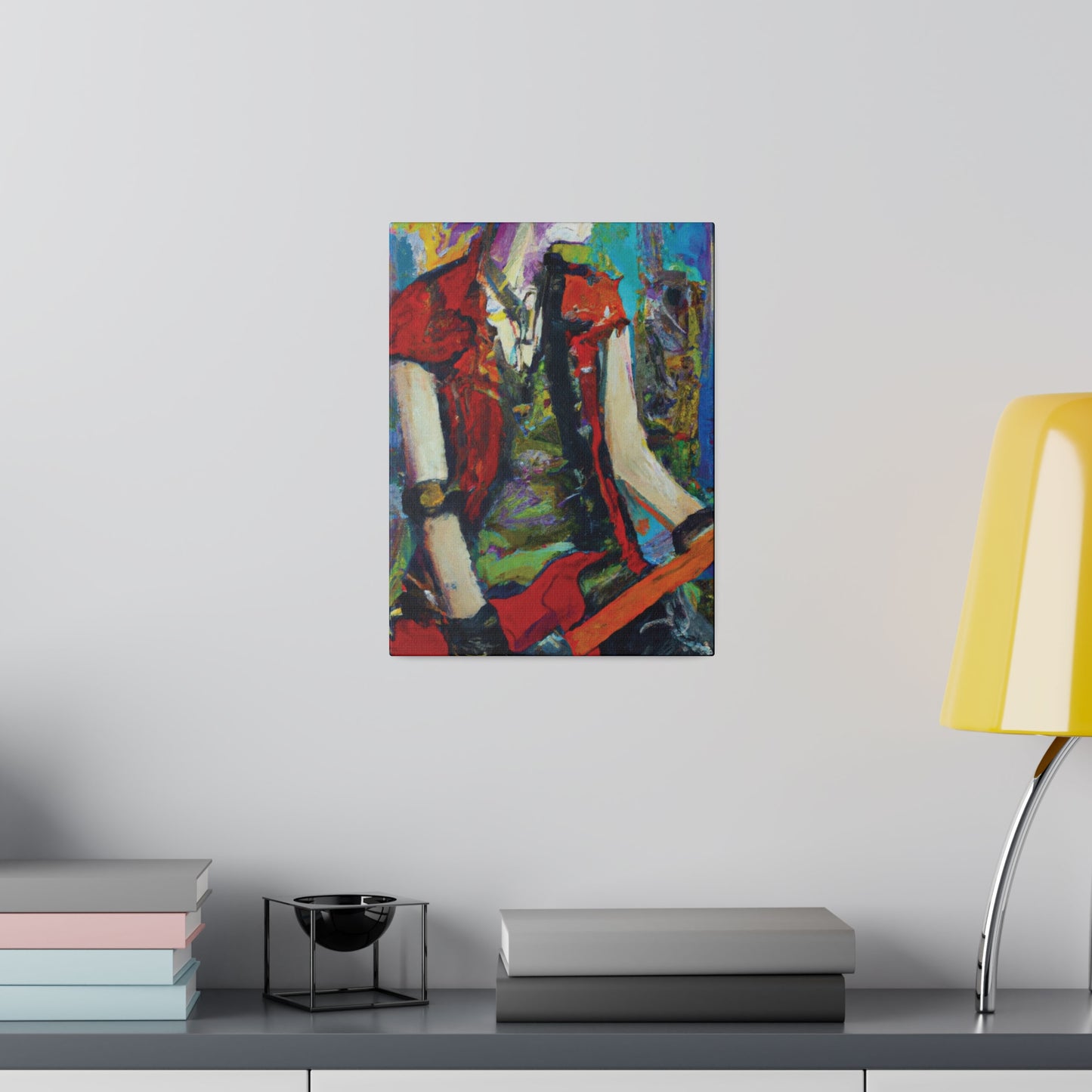 2205O - Rockstar Oil Painting Style Print | Poster | Home Decor | Wall Art | Music Art | Canvas