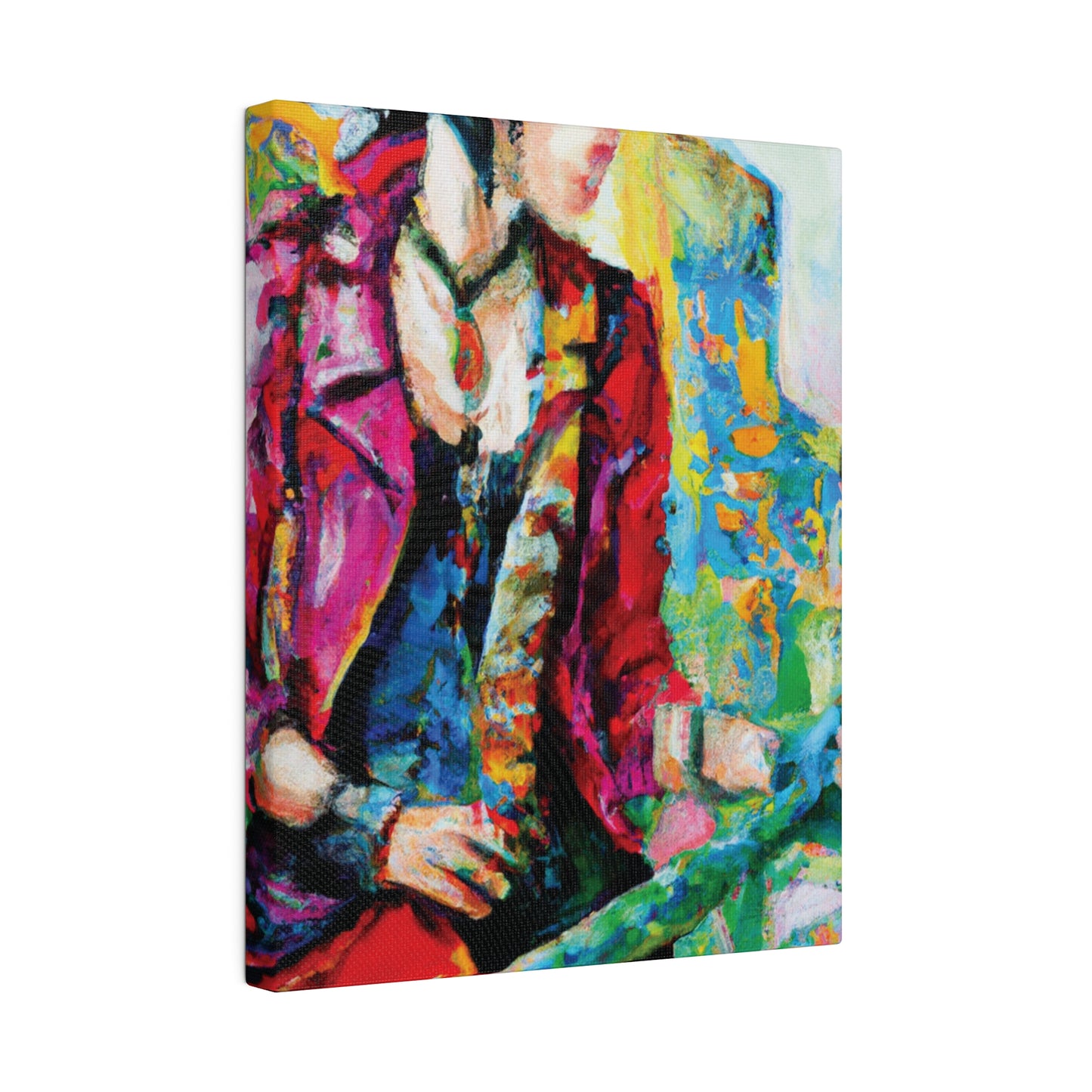 7234K - Rockstar Oil Painting Style Print | Poster | Home Decor | Wall Art | Music Art | Canvas