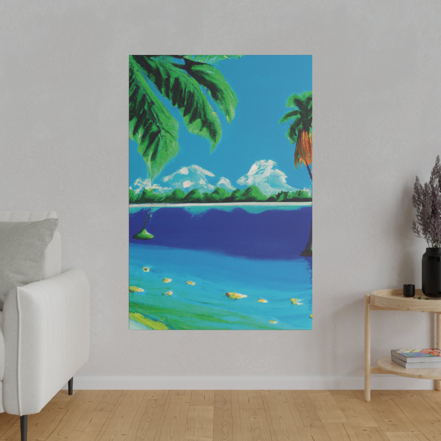 8246P - Bahamas Ocean Painting Print | Bahamas | Ocean | Beach | Poster | Home Decor | Wall Art | Canvas