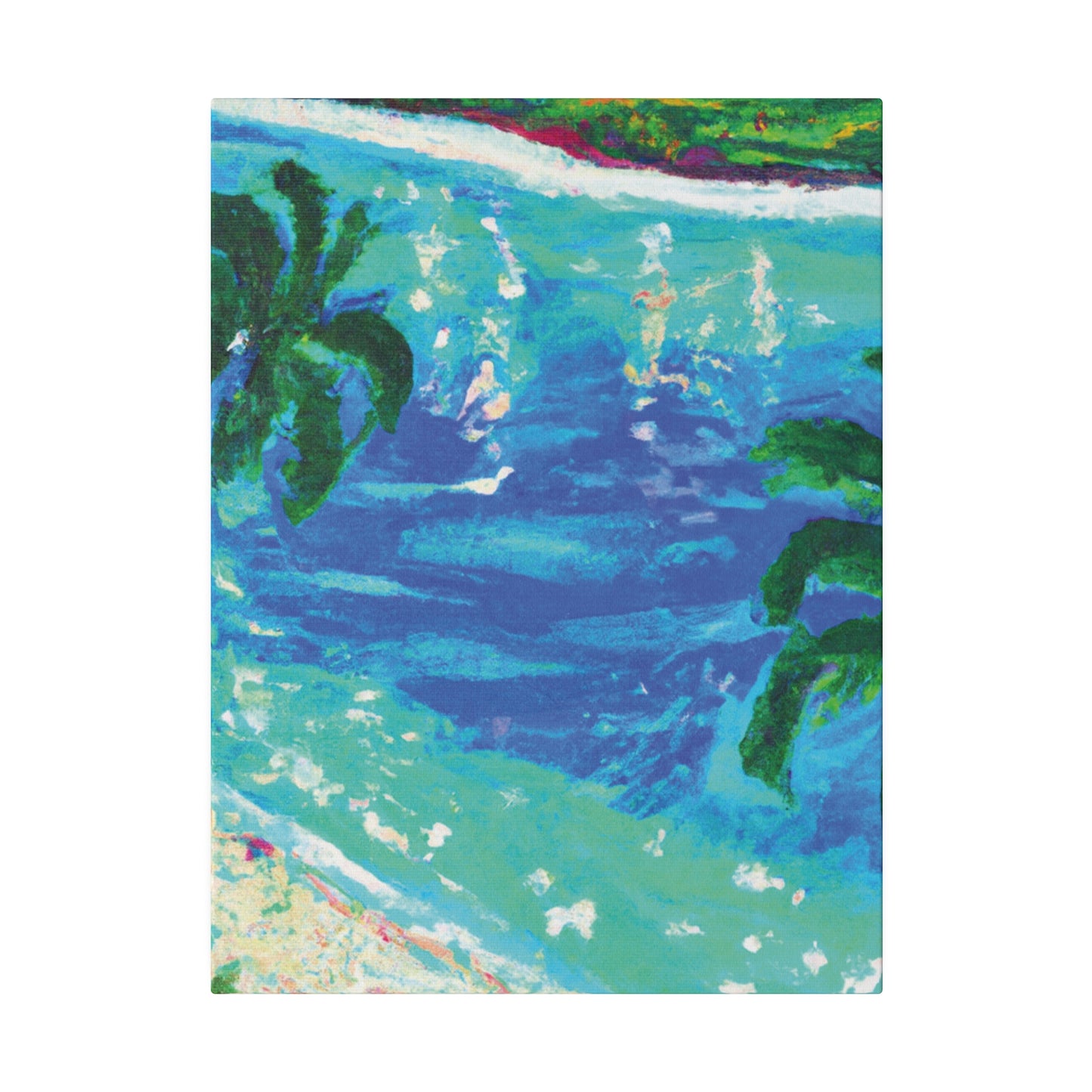 5495D - Bahamas Ocean Painting Print | Bahamas | Ocean | Beach | Poster | Home Decor | Wall Art | Canvas