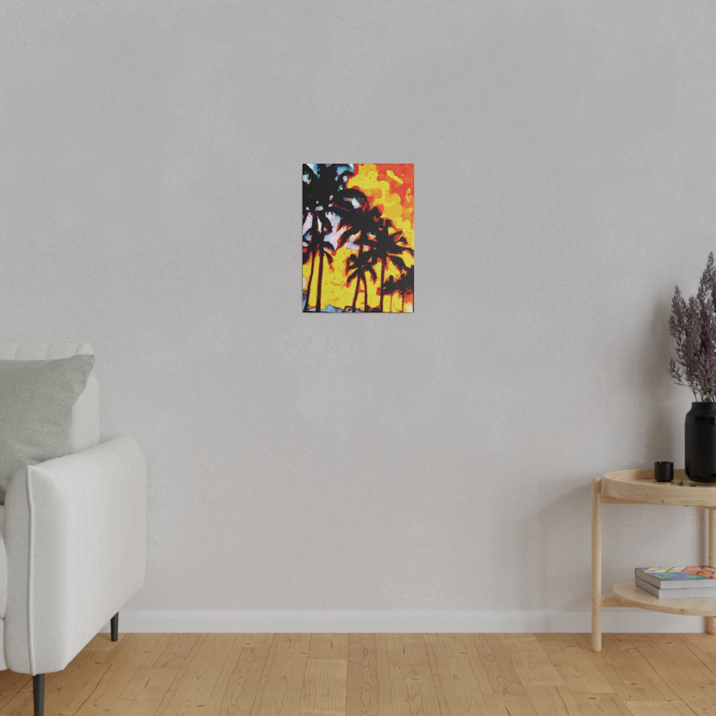 7248Q - Miami Beach Sunset Painting Print | Miami | Beach | Sunset | Poster | Home Decor | Wall Art | Canvas