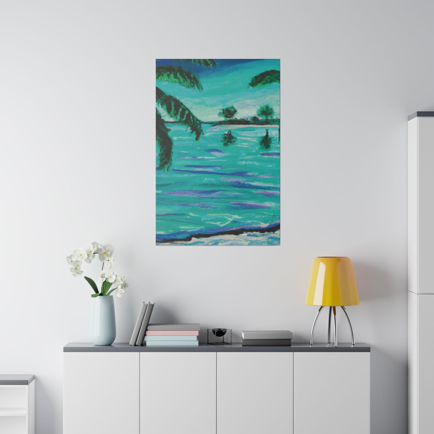 4157C - Bahamas Ocean Painting Print | Bahamas | Ocean | Beach | Poster | Home Decor | Wall Art | Canvas