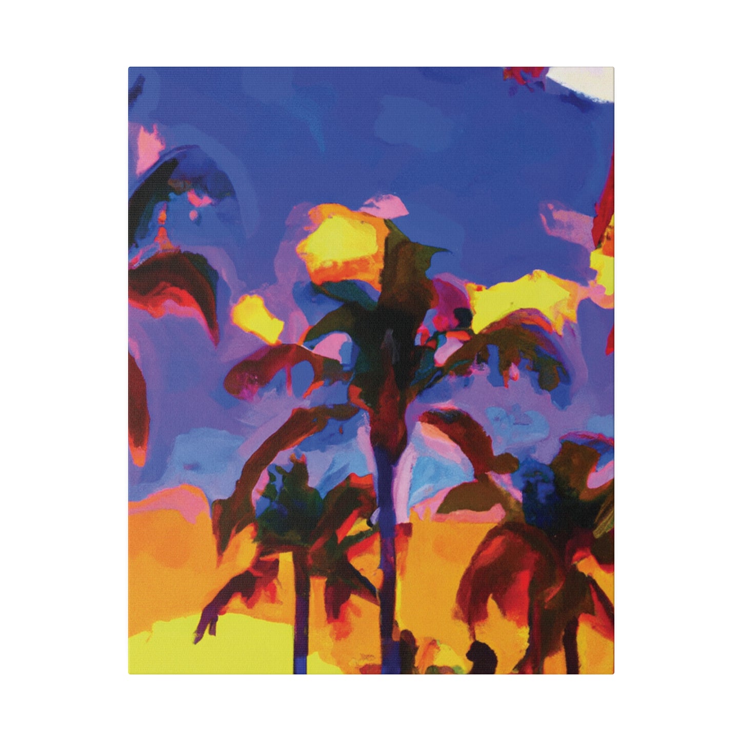 3162U - Miami Beach Sunset Painting Print | Miami | Beach | Sunset | Poster | Home Decor | Wall Art | Canvas