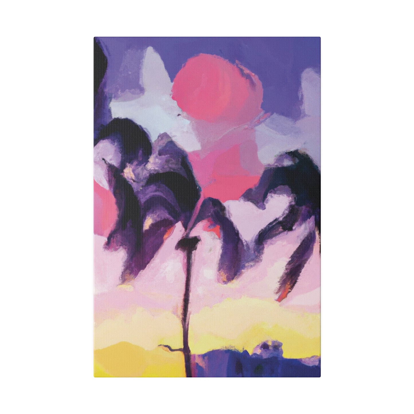 8189L - Miami Beach Sunset Painting Print | Miami | Beach | Sunset | Poster | Home Decor | Wall Art | Canvas