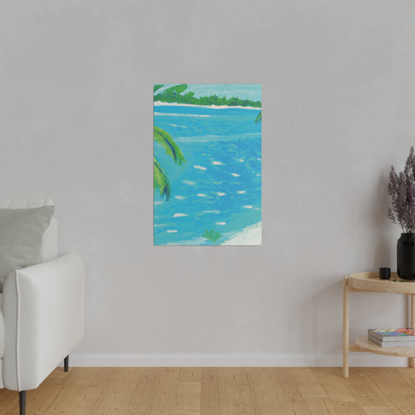 5684E - Bahamas Ocean Painting Print | Bahamas | Ocean | Beach | Poster | Home Decor | Wall Art | Canvas