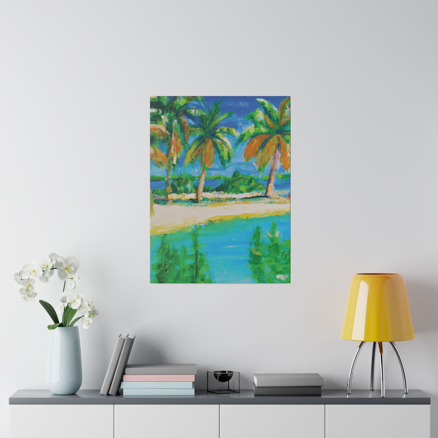 8576A - Bahamas Ocean Painting Print | Bahamas | Ocean | Beach | Poster | Home Decor | Wall Art | Canvas