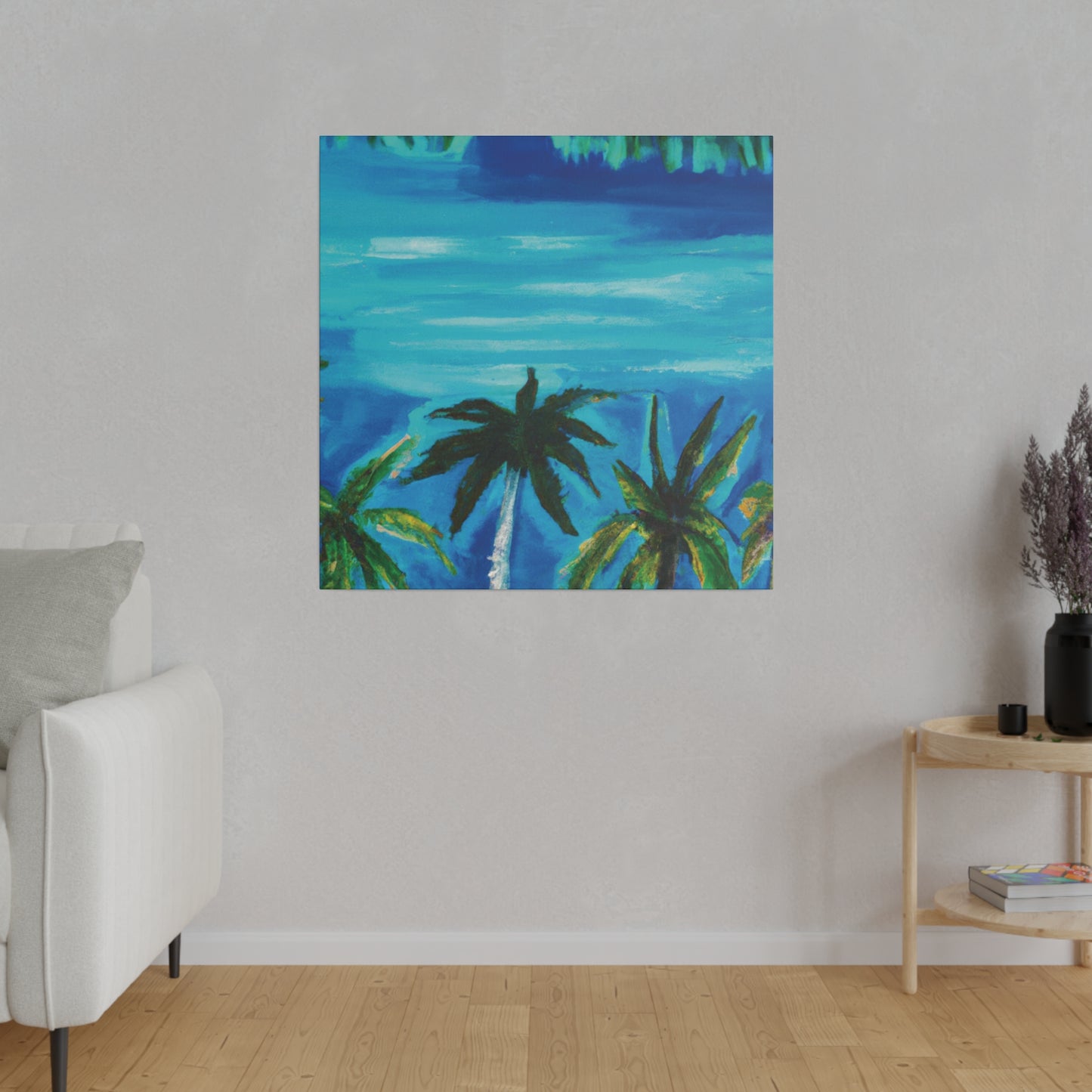 6741K - Bahamas Ocean Painting Print | Bahamas | Ocean | Beach | Poster | Home Decor | Wall Art | Canvas