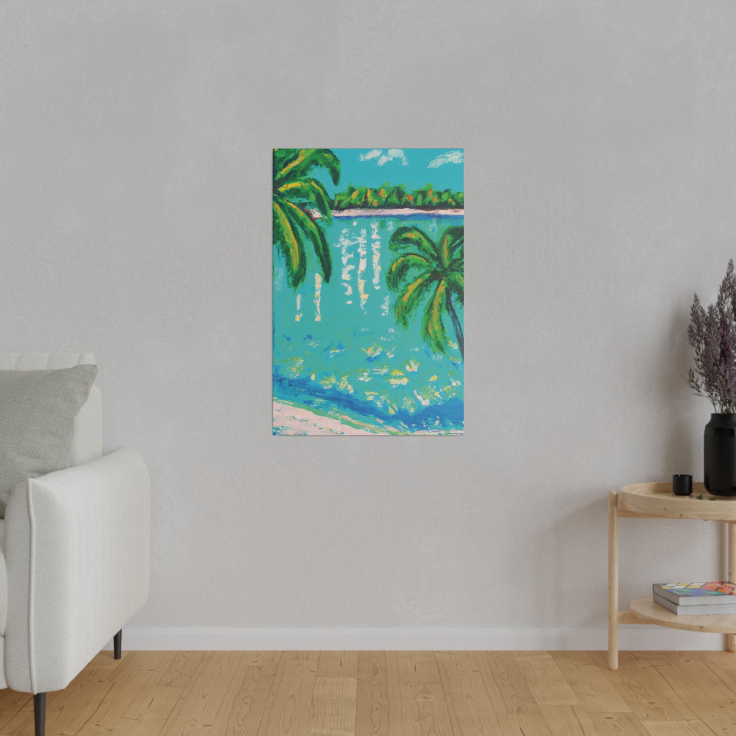 6412Q - Bahamas Ocean Painting Print | Bahamas | Ocean | Beach | Poster | Home Decor | Wall Art | Canvas