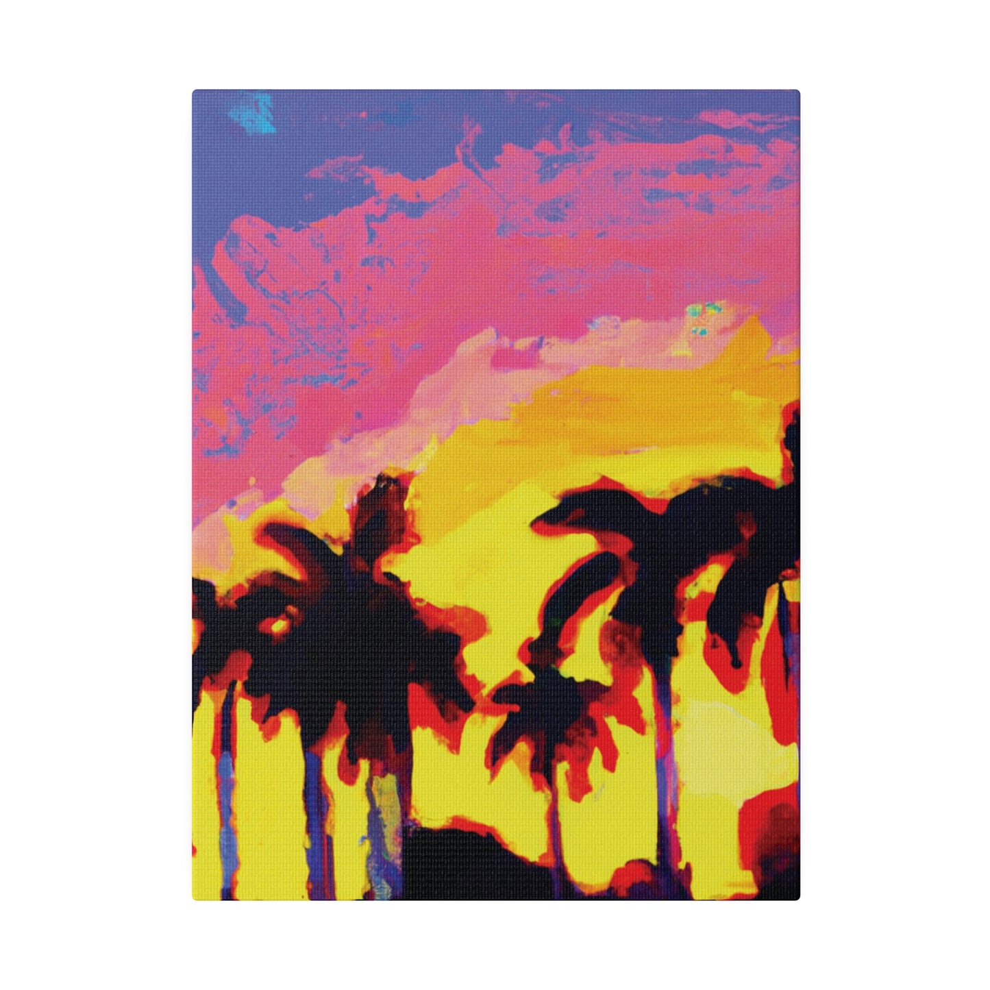 9284G - Miami Beach Sunset Painting Print | Miami | Beach | Sunset | Poster | Home Decor | Wall Art | Canvas