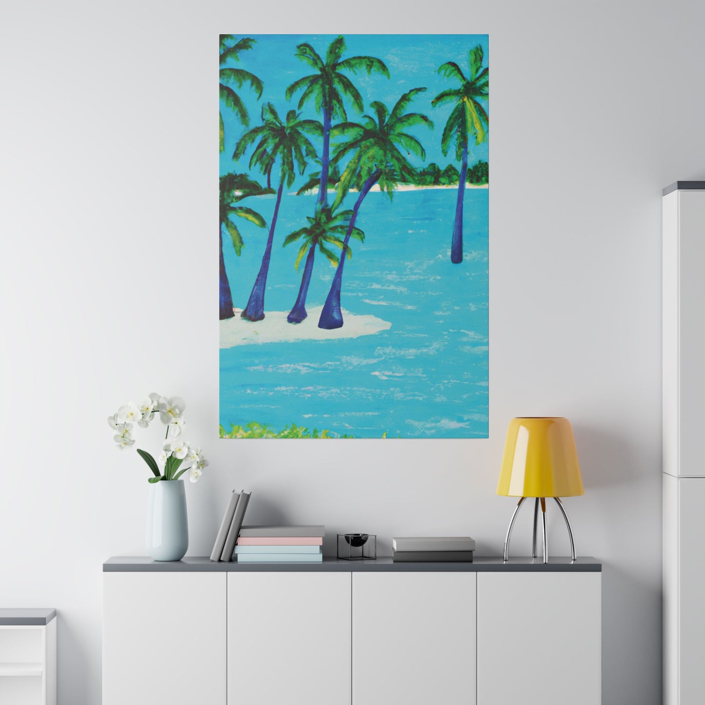 2486G - Bahamas Ocean Painting Print | Bahamas | Ocean | Beach | Poster | Home Decor | Wall Art | Canvas