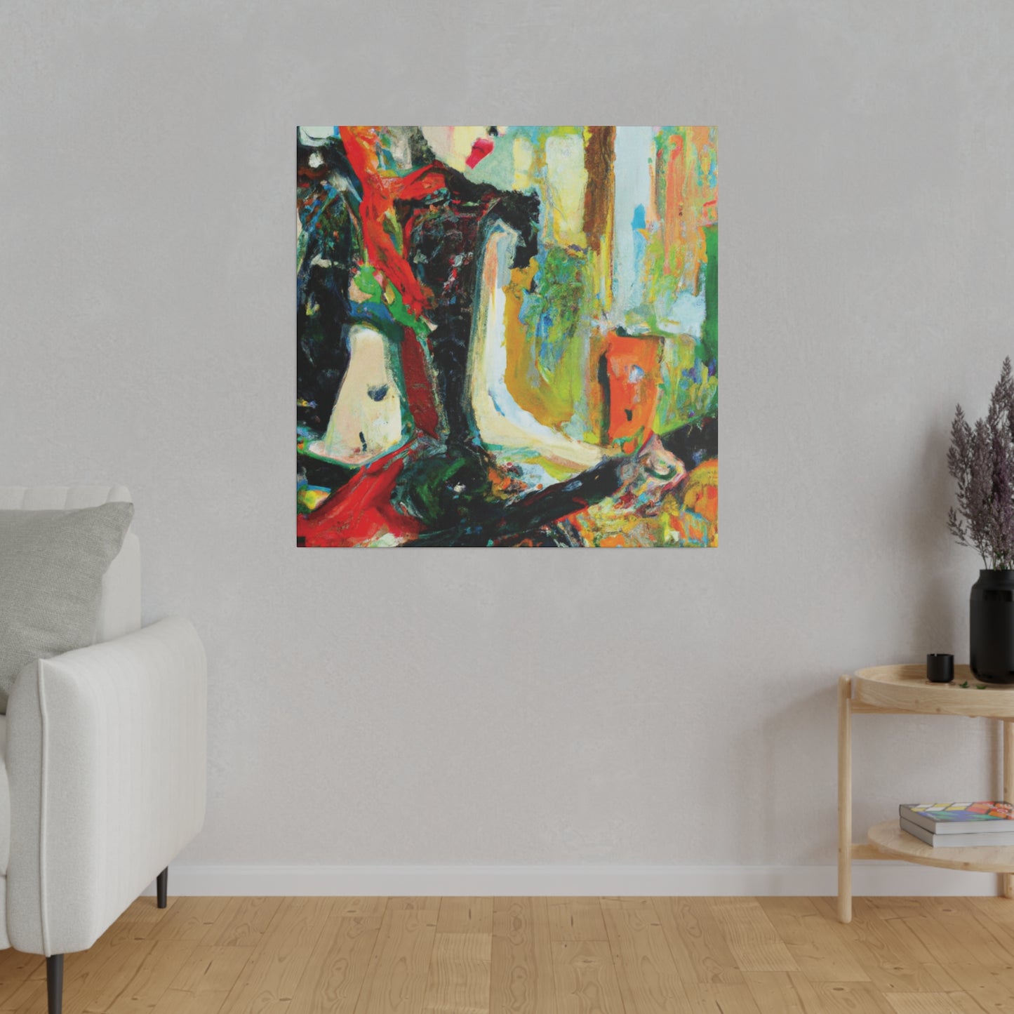 4824H - Rockstar Oil Painting Style Print | Poster | Home Decor | Wall Art | Music Art | Canvas