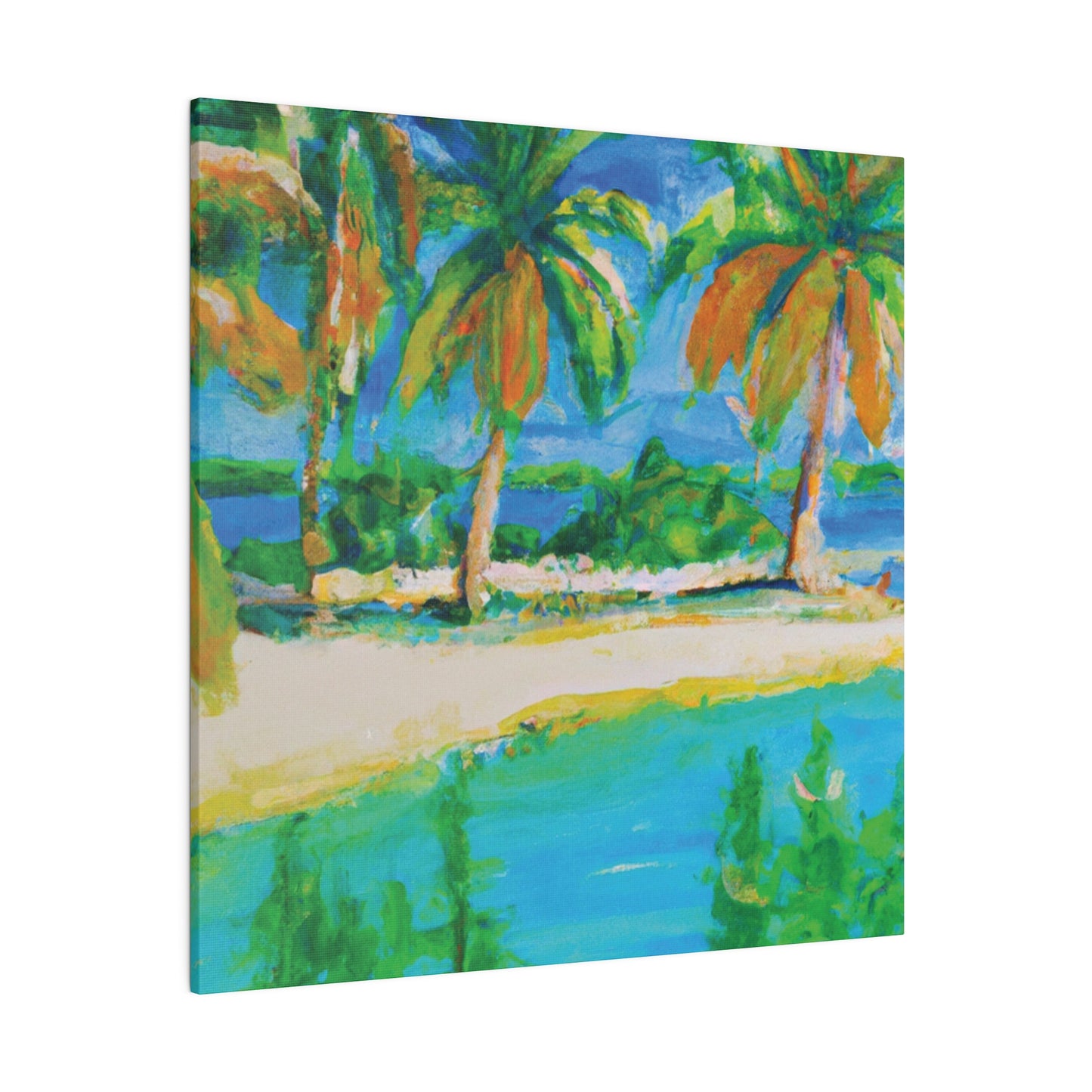 8576A - Bahamas Ocean Painting Print | Bahamas | Ocean | Beach | Poster | Home Decor | Wall Art | Canvas