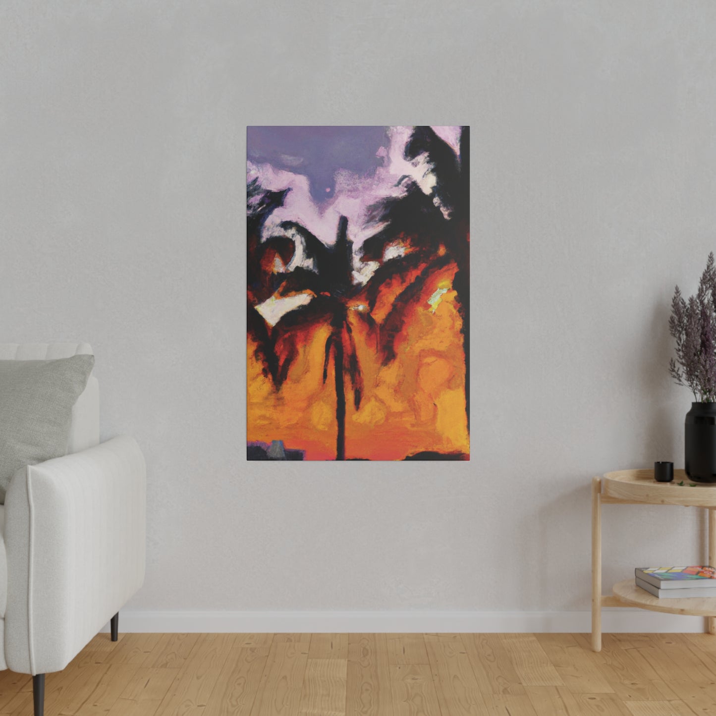 2537V - Miami Beach Sunset Painting Print | Miami | Beach | Sunset | Poster | Home Decor | Wall Art | Canvas