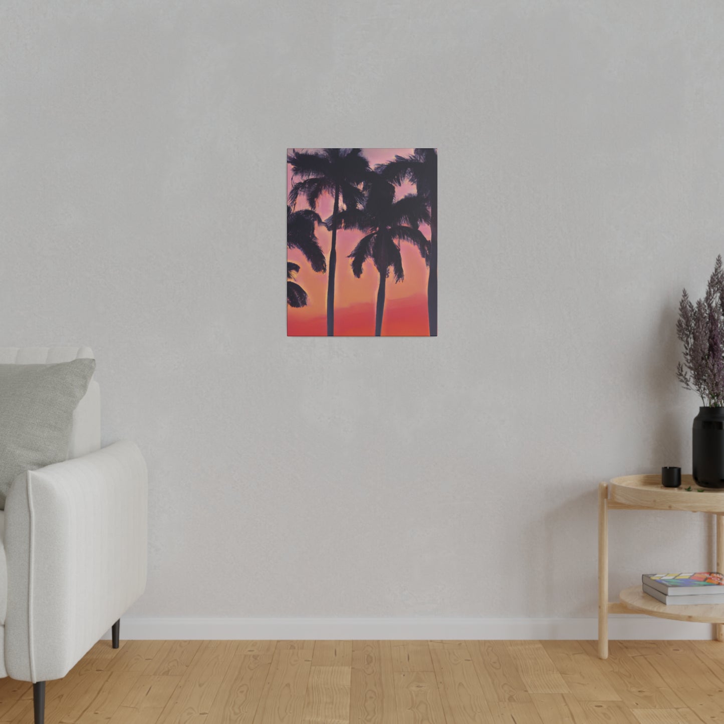 7239V - Miami Beach Sunset Painting Print | Miami | Beach | Sunset | Poster | Home Decor | Wall Art | Canvas