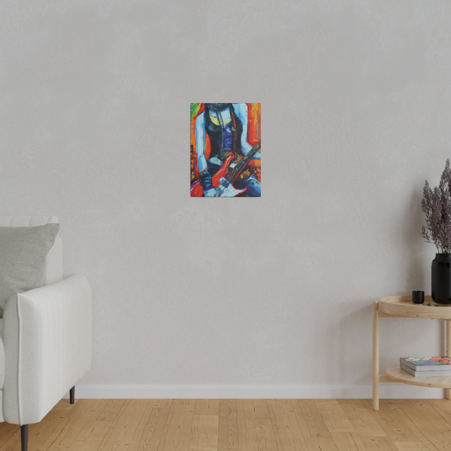 9232G - Rockstar Oil Painting Style Print | Poster | Home Decor | Wall Art | Music Art | Canvas