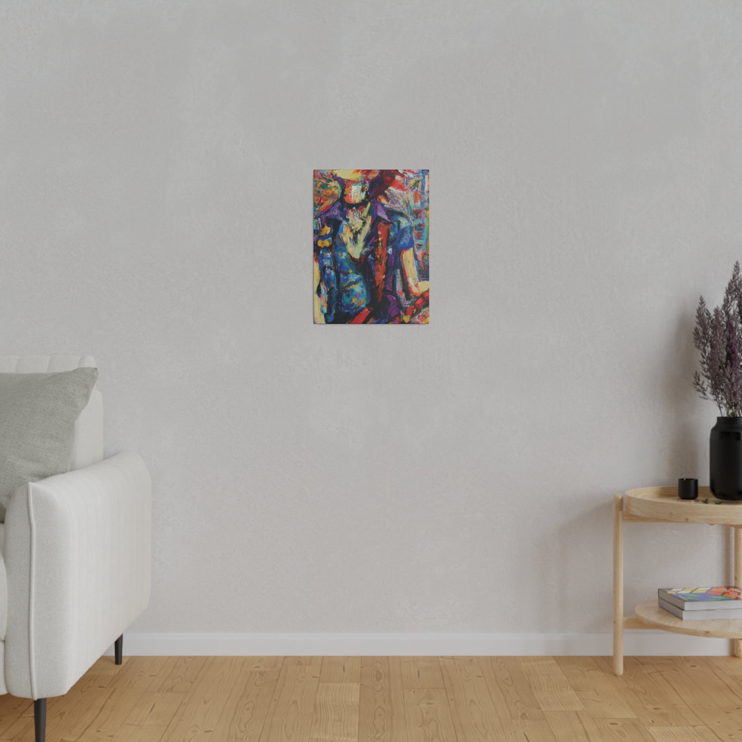 9667F - Rockstar Oil Painting Style Print | Poster | Home Decor | Wall Art | Music Art | Canvas