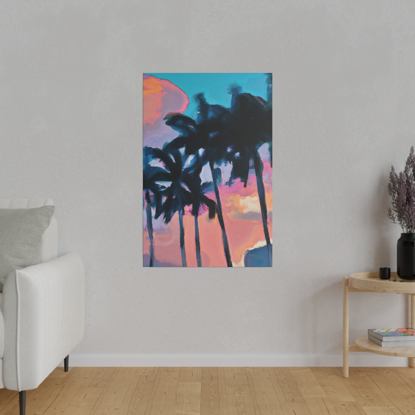 7234X - Miami Beach Sunset Painting Print | Miami | Beach | Sunset | Poster | Home Decor | Wall Art | Canvas