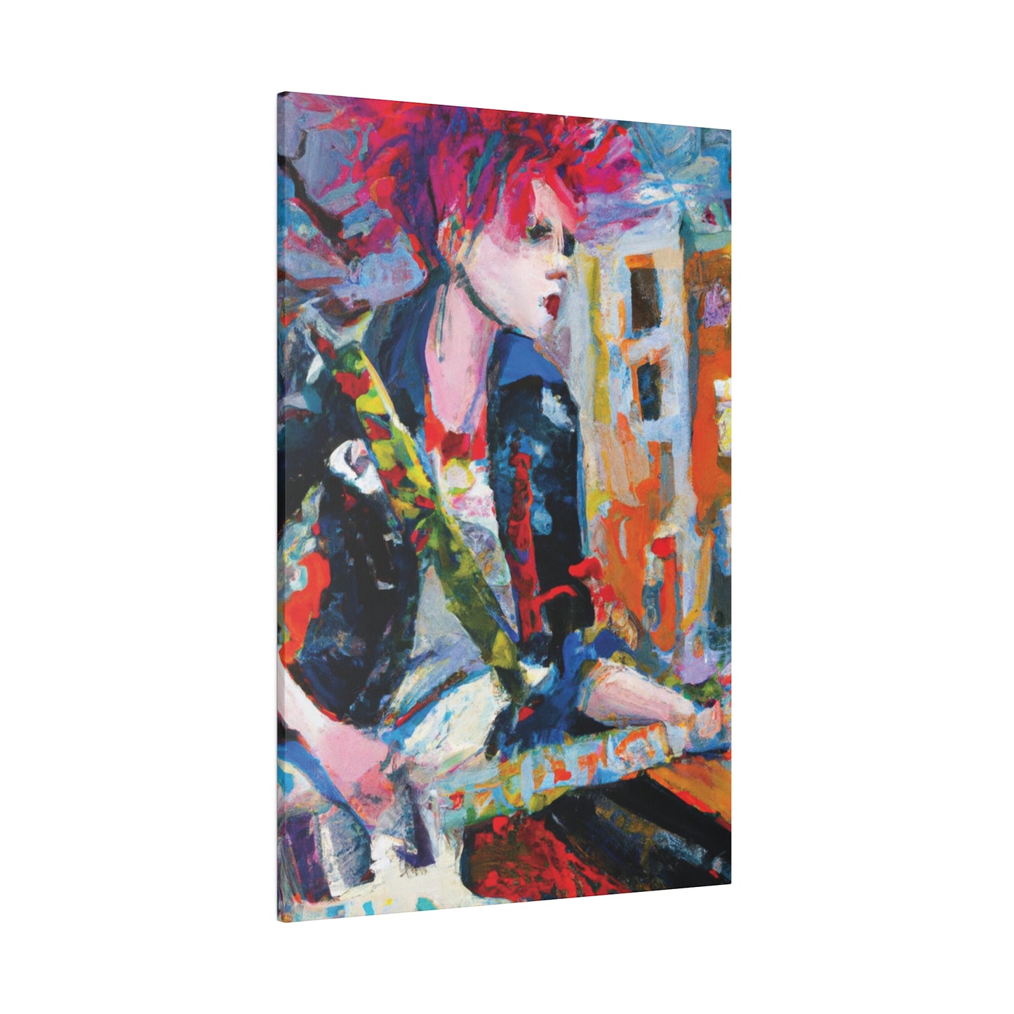 3276D - Rockstar Oil Painting Style Print | Poster | Home Decor | Wall Art | Music Art | Canvas